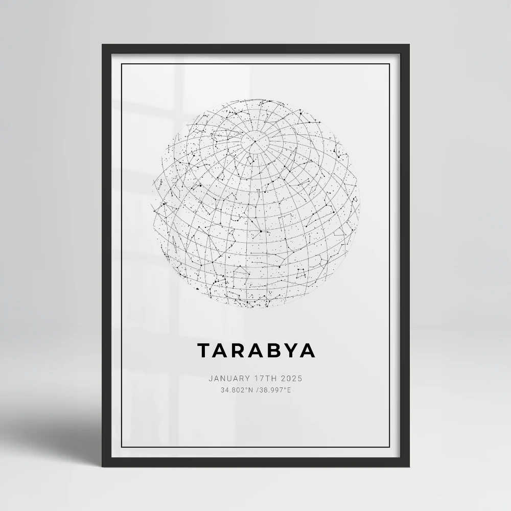 Kişiye Özel Yıldız Haritası