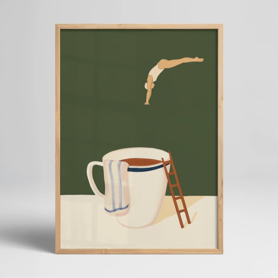 Kahveye Dalış Posteri