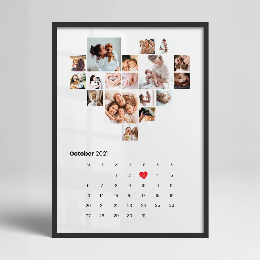 Takvimli Kalp Anı Posteri