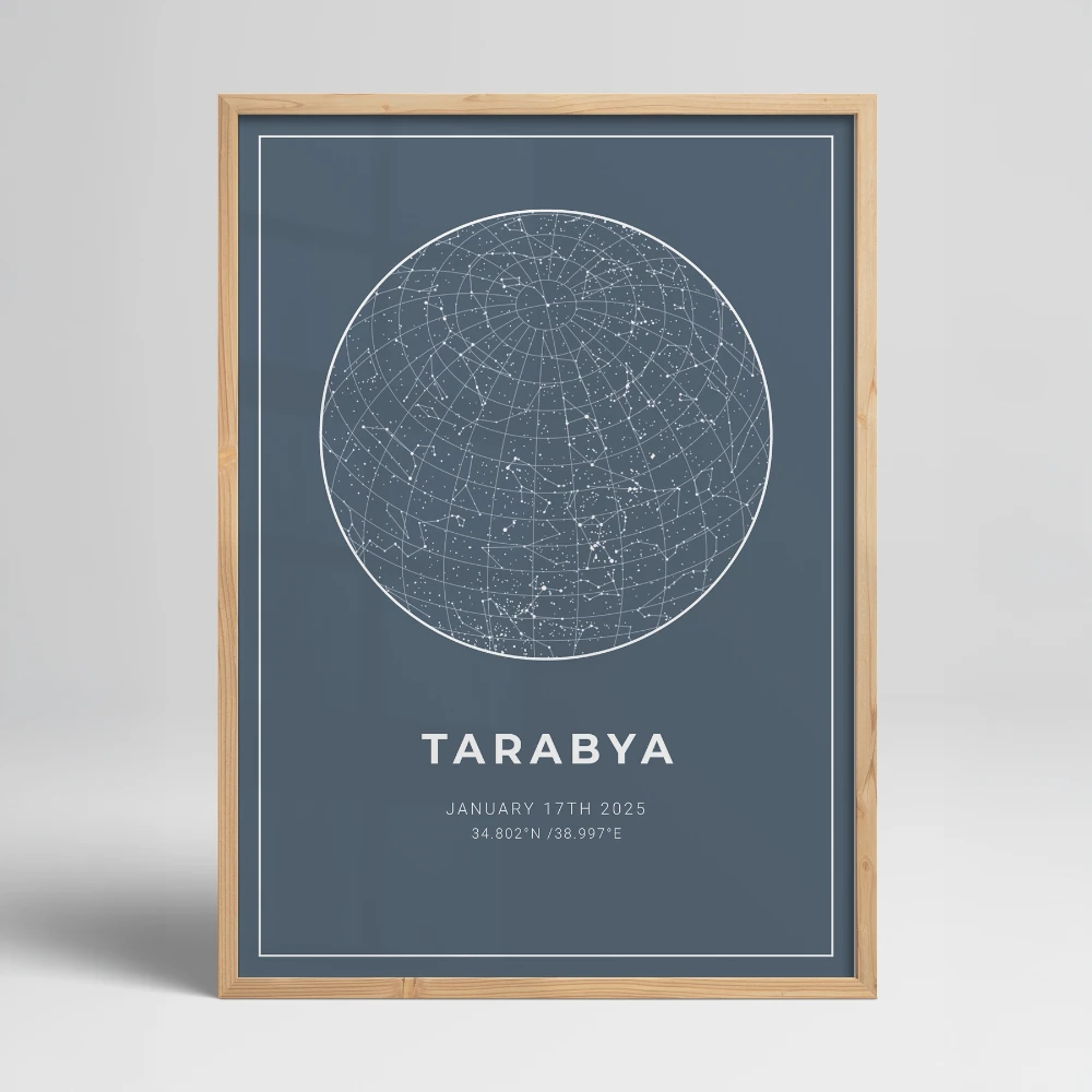 Kişiye Özel Yıldız Haritası