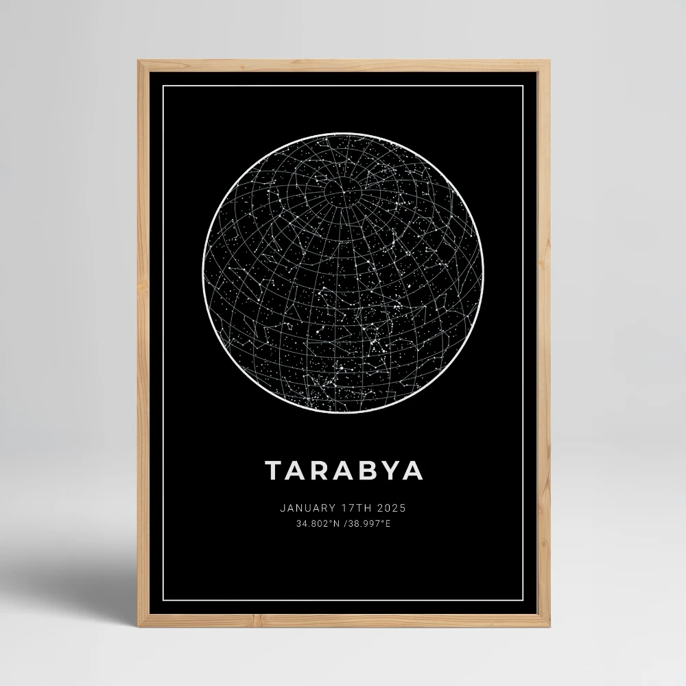 Kişiye Özel Yıldız Haritası