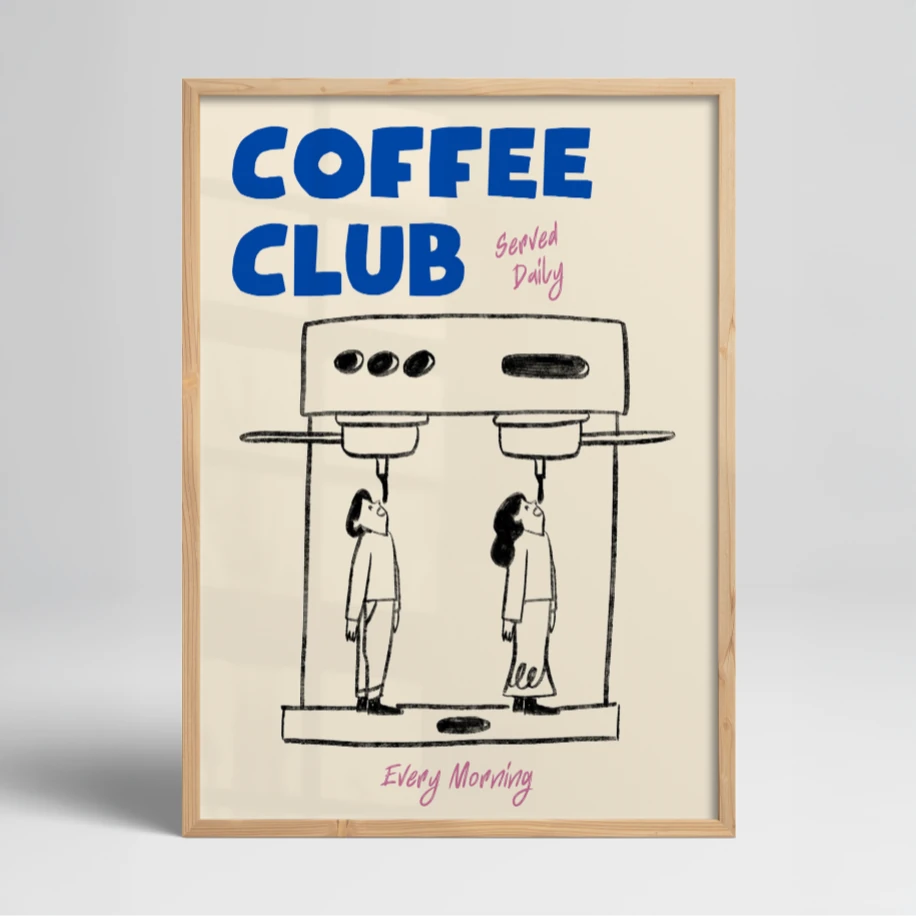 COFFEE CLUB Poster