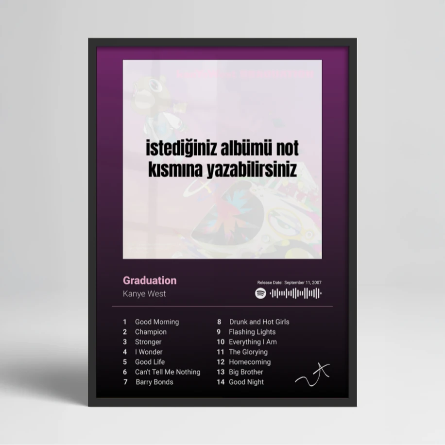 Albüm Kapağı Poster Tasarımı – Kendi Favori Albümünü Seç