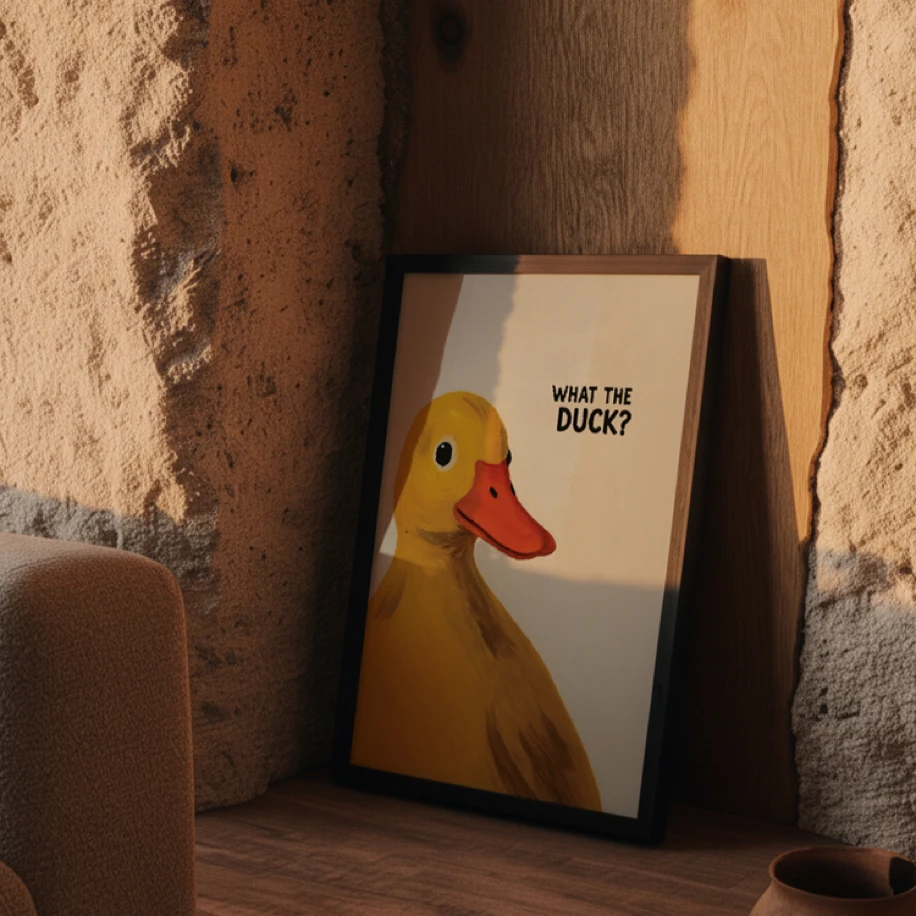 What the Duck temalı poster