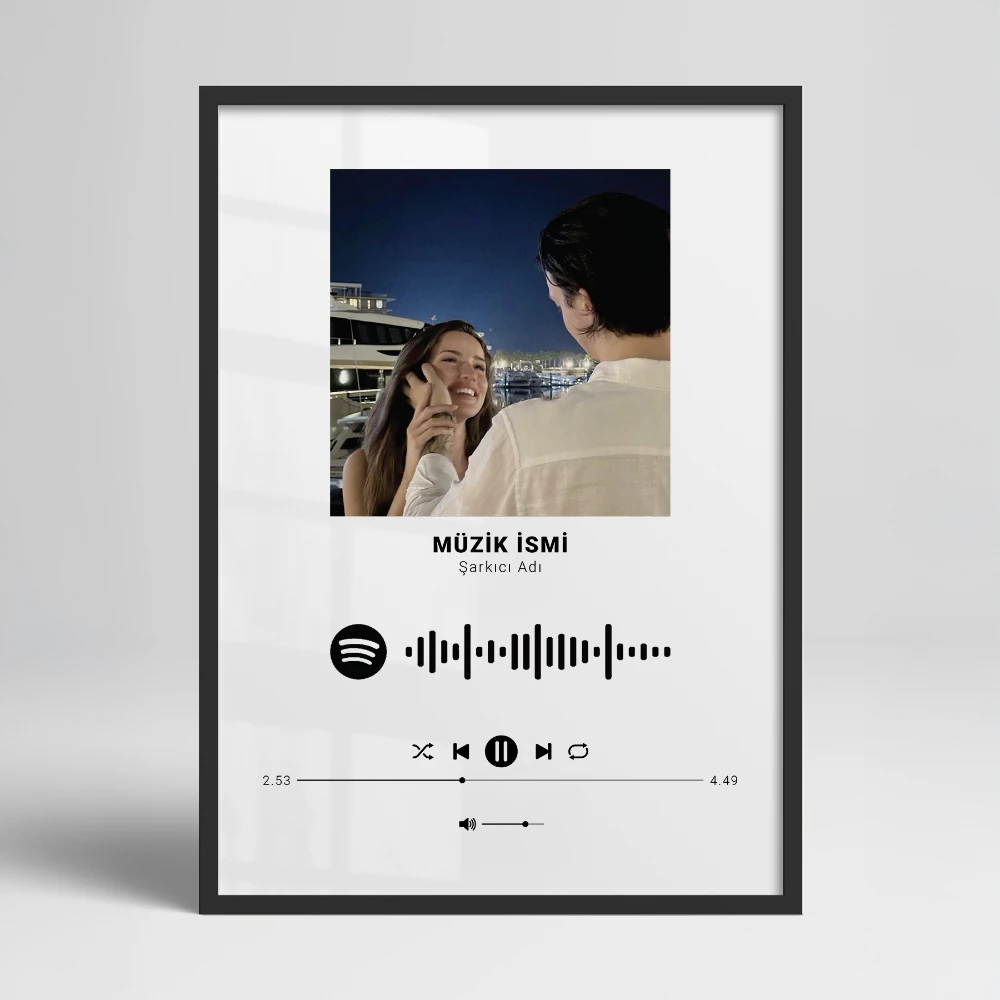 "Bizim Şarkımız" Spotify Temalı Poster