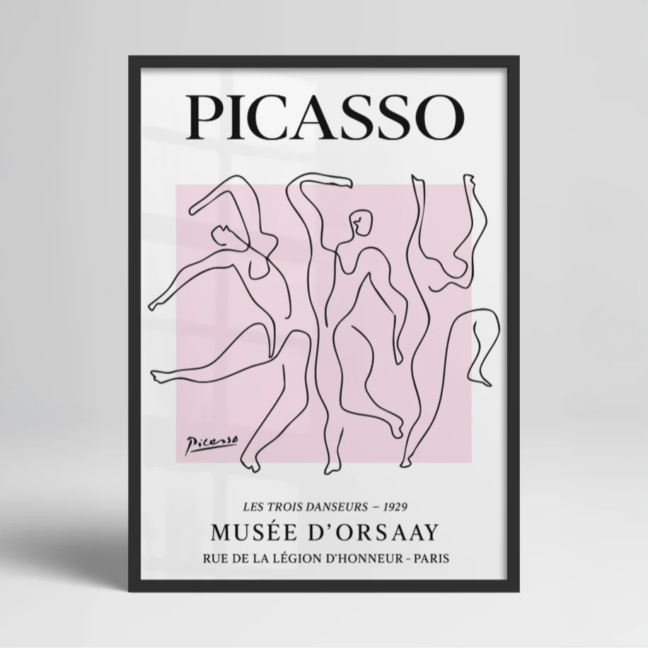 Picasso &quot;Les Trois Danseurs&quot; Sanat Posteri