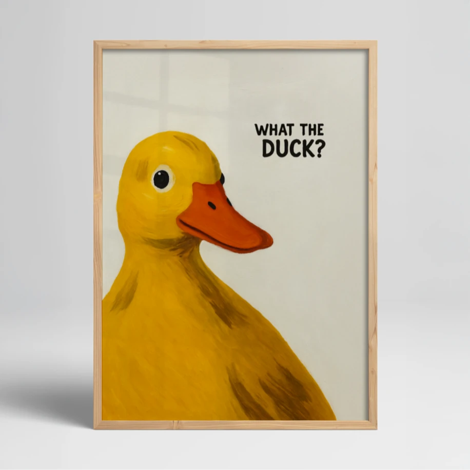 What the Duck temalı poster
