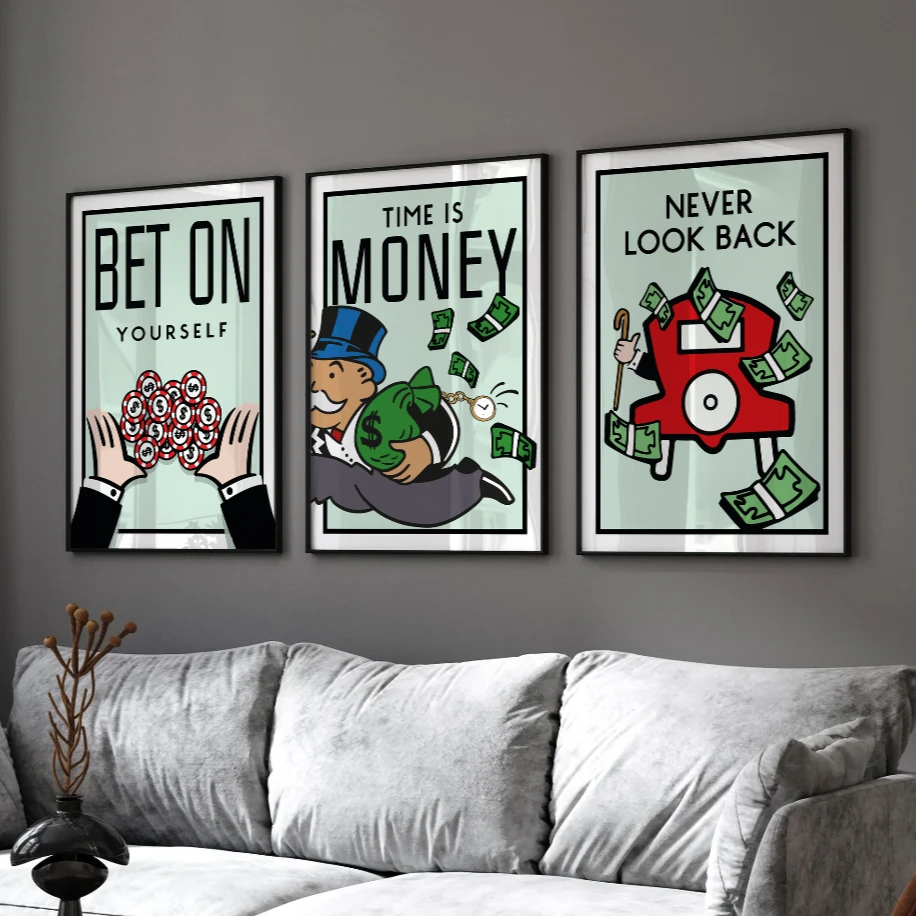 Monopoly Temalı - 3’lü Set