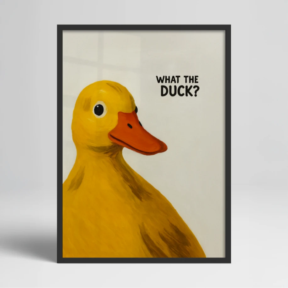 What the Duck temalı poster