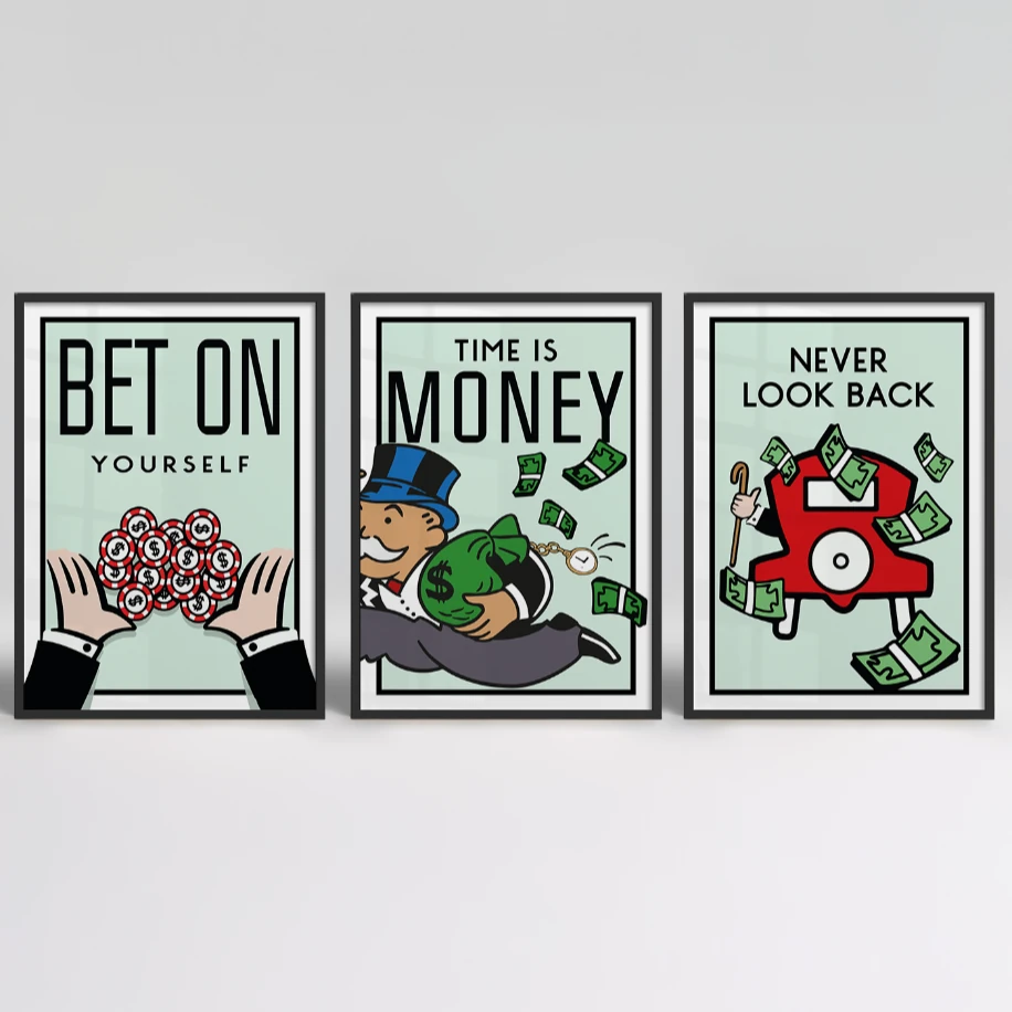 Monopoly Temalı - 3’lü Set