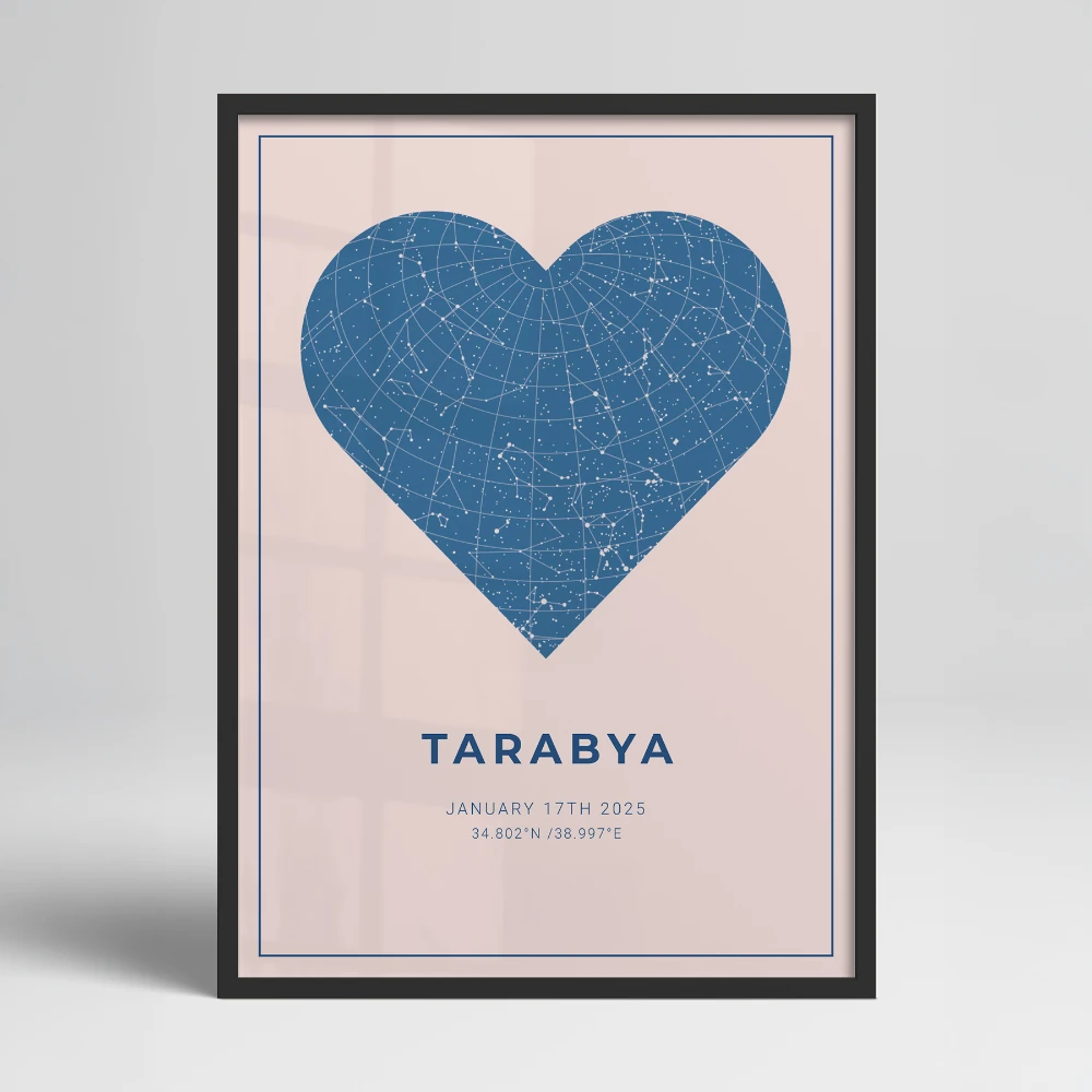 Kişiye Özel Yıldız Haritası