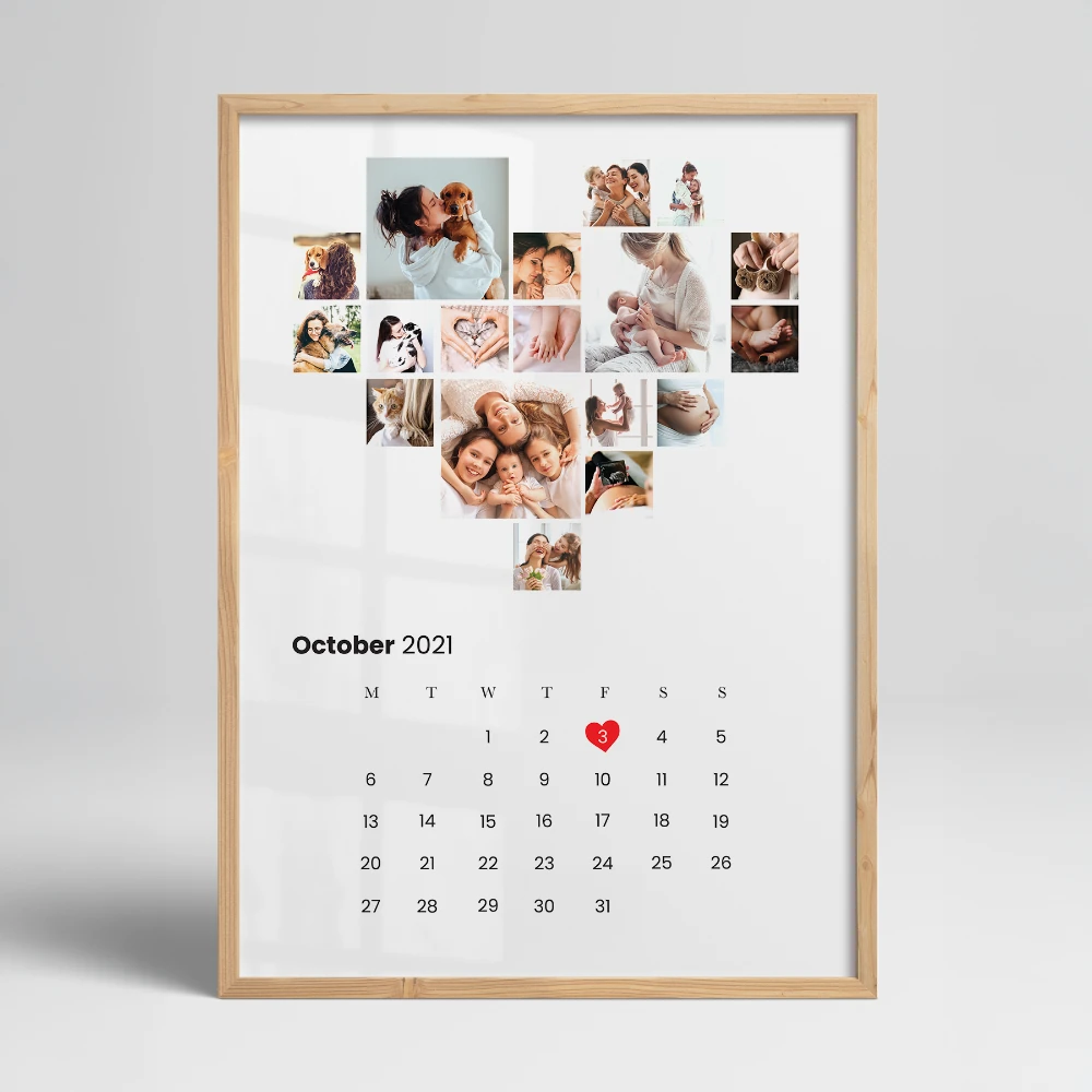 Takvimli Kalp Anı Posteri