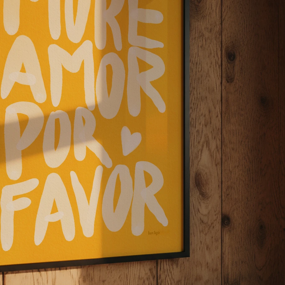 More Amor Por Favor (Daha Fazla Sevgi, Lütfen)