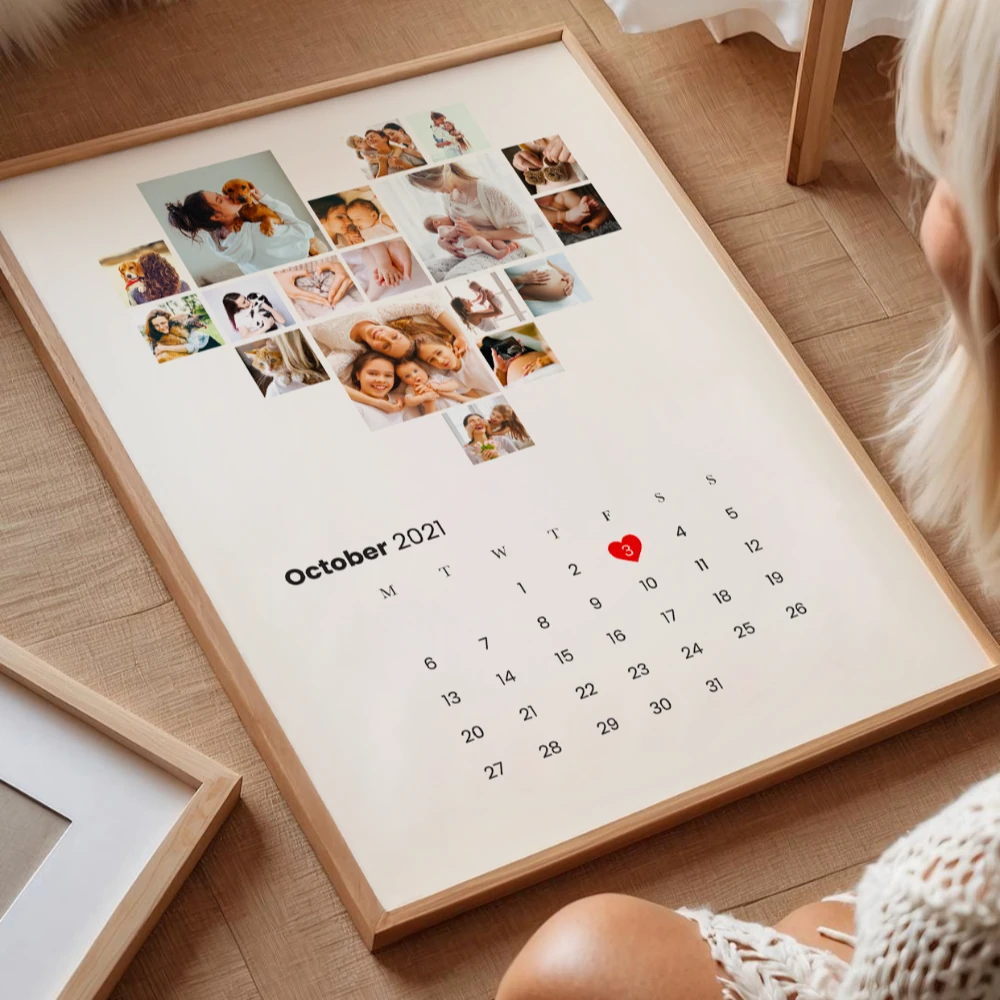 Takvimli Kalp Anı Posteri