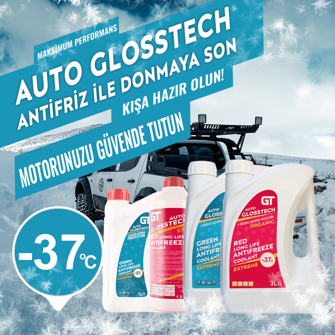 Auto Glosstech Car Coolant Red Antifriz - 37°C – 1.5 Litre