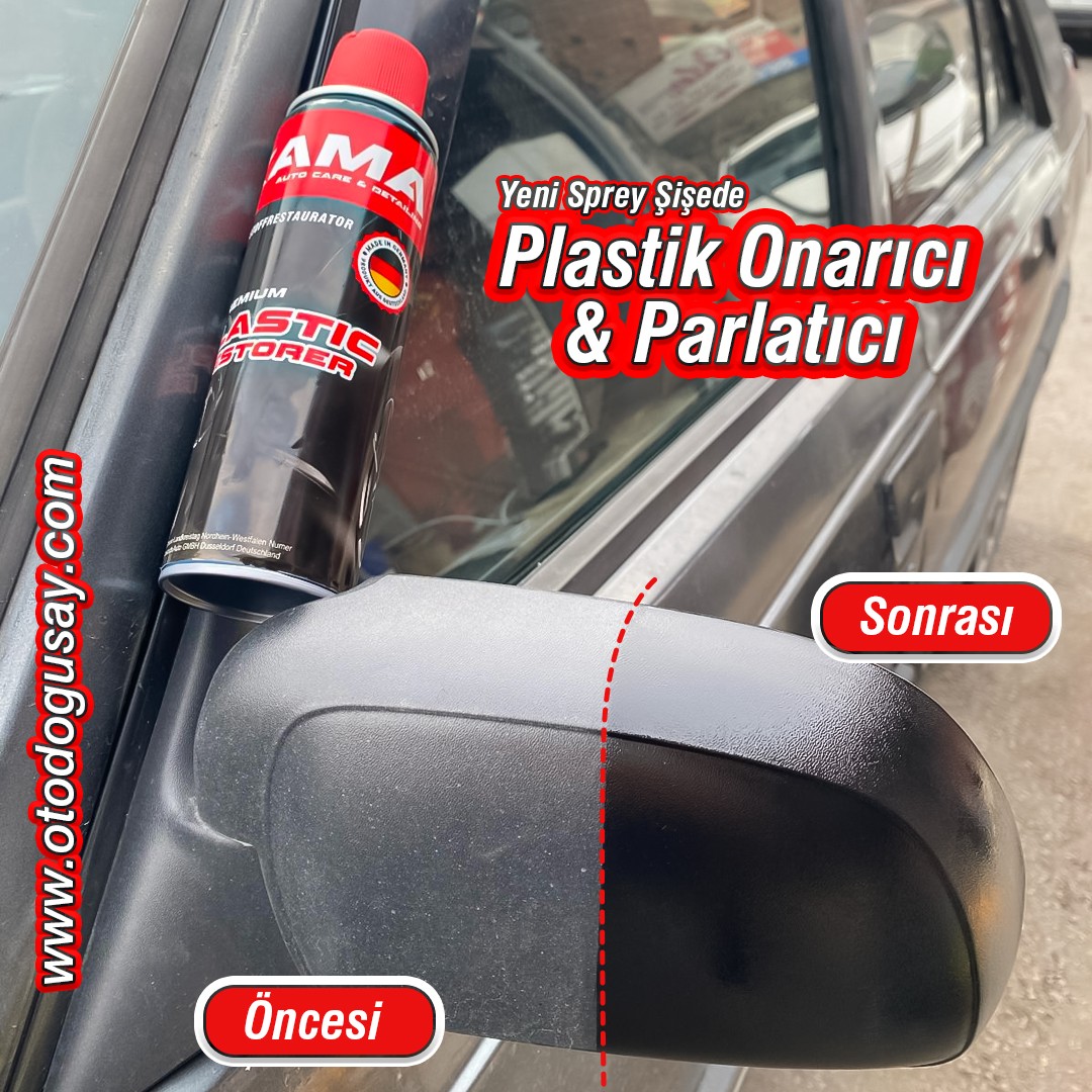 Auto Kama Plastik Onarıcı ve Parlatıcı Sprey (Plastic Restorer) 200ml 2 Adet