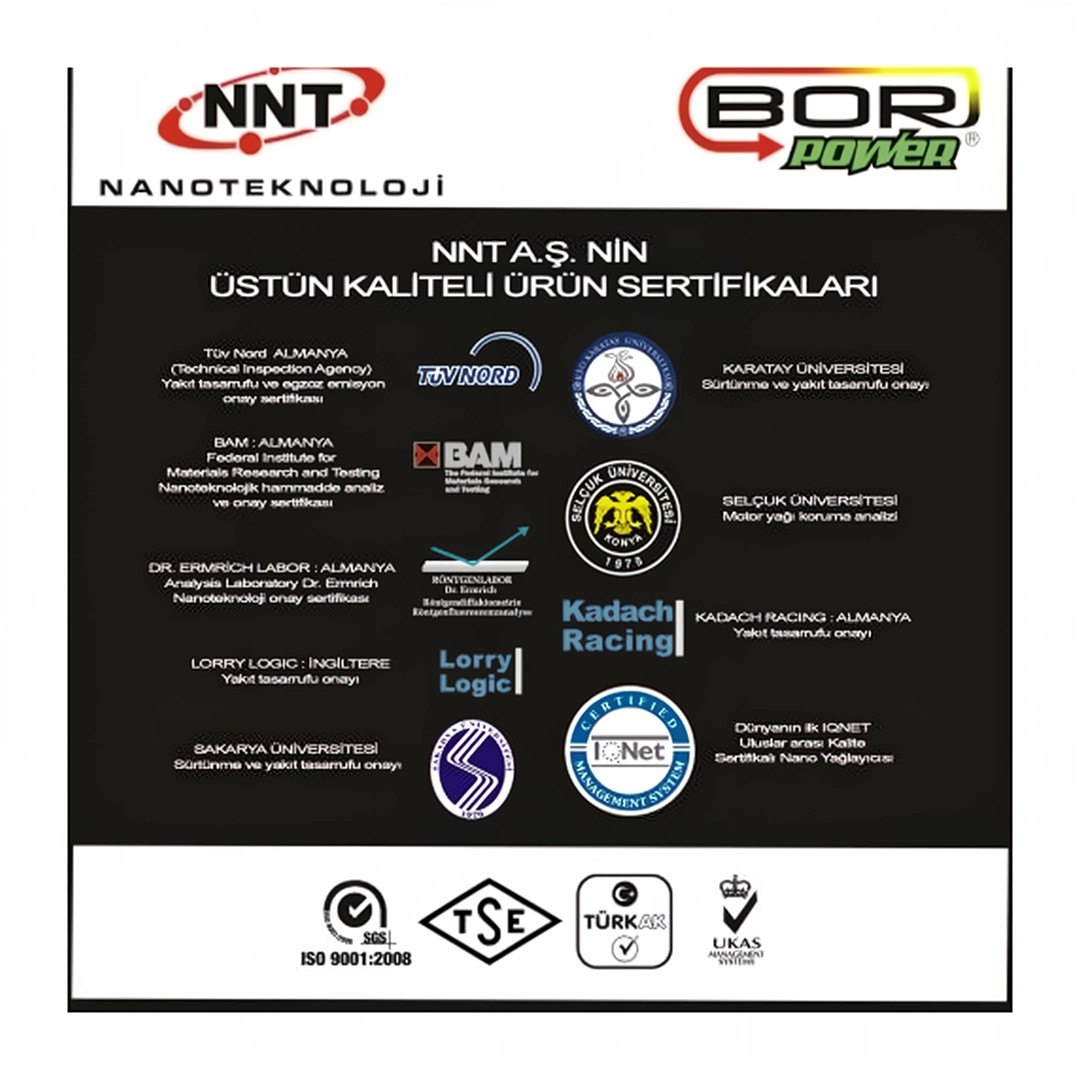 Bor Power Premium Edıtıon Motor Yağ Katkısı Nnt 200ML