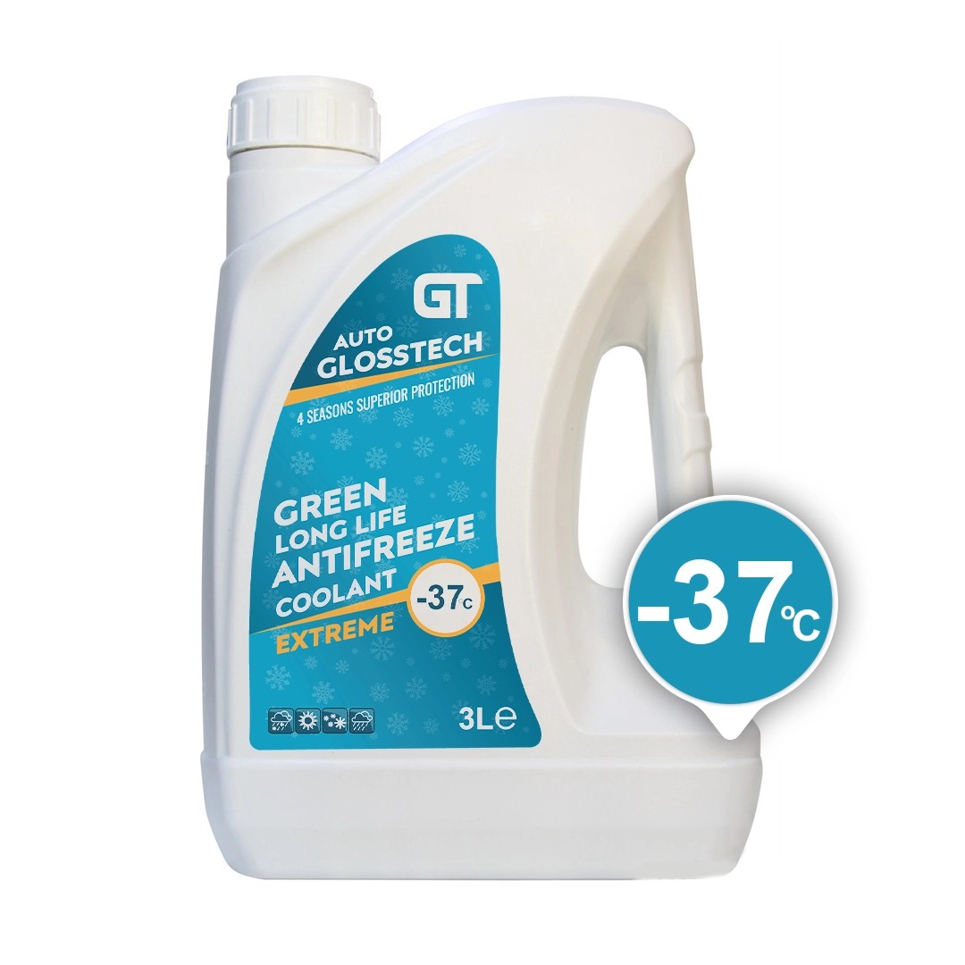 Auto Glosstech Car Coolant Green Antifriz - 37°C – 3 Litre