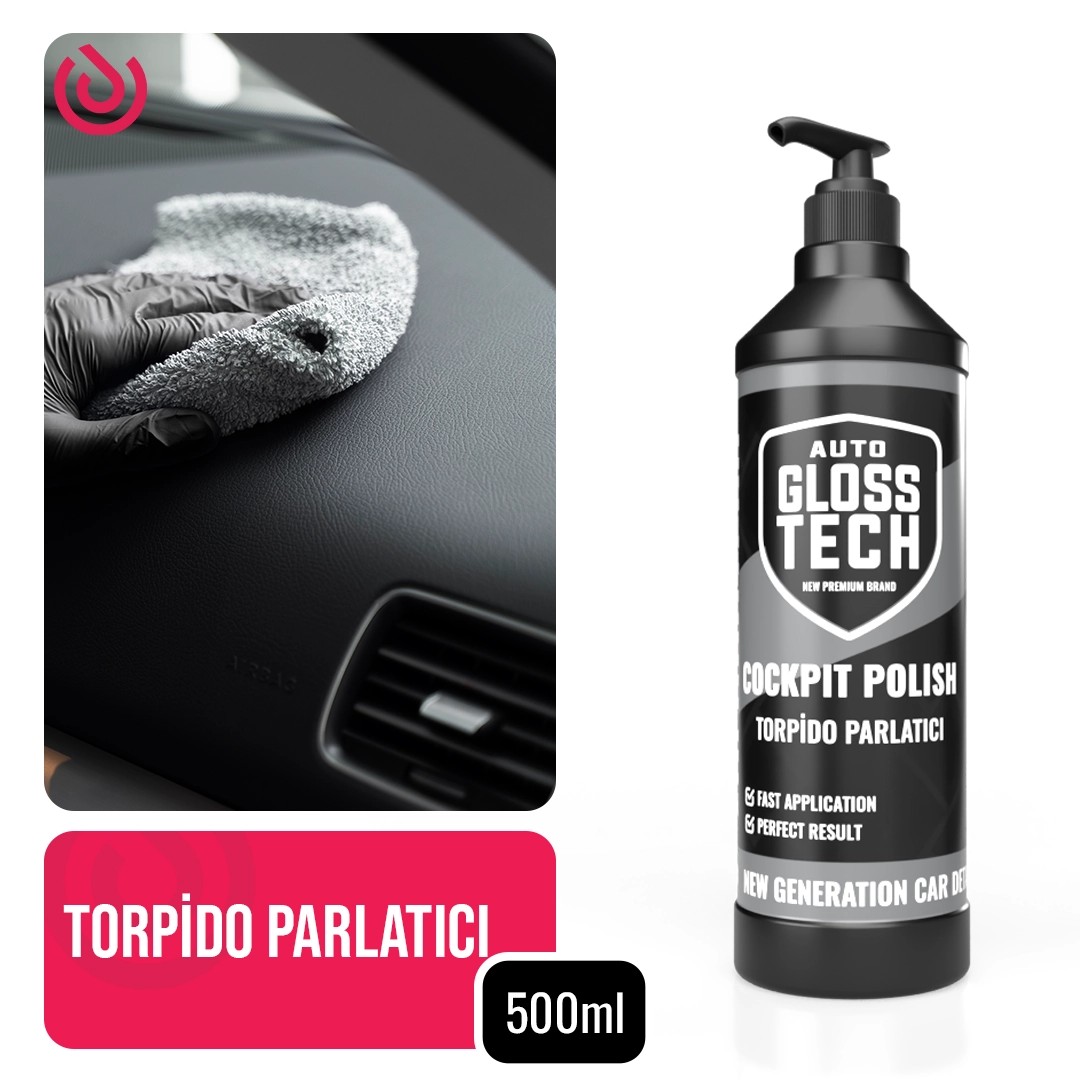 Auto Glosstech Torpido Parlatıcı (Cockpit Polish) 500ml