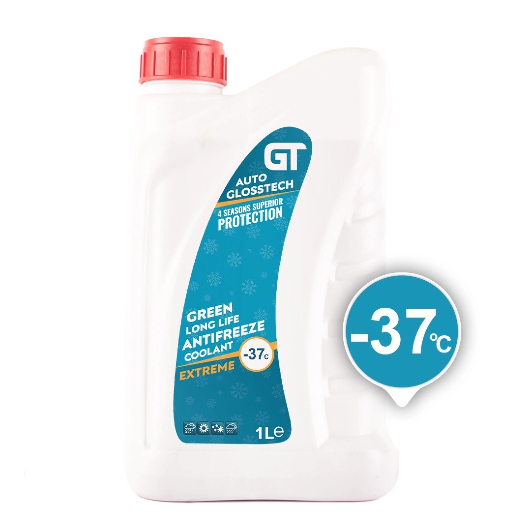 Auto Glosstech Car Coolant Green Antifriz - 37°C – 1 Litre