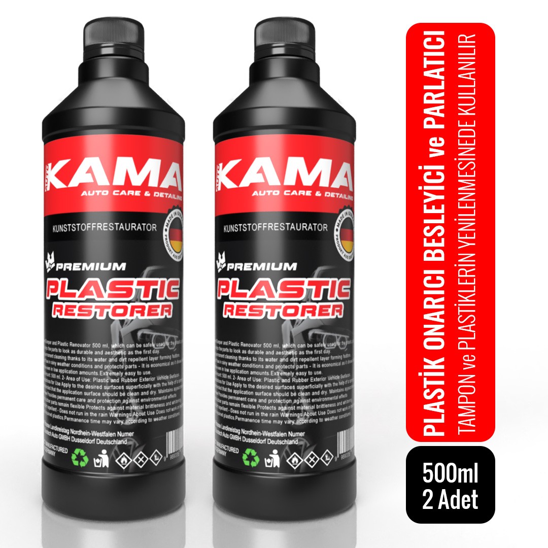 Auto Kama Plastik Onarıcı ve Parlatıcı (2 Adet) 500ml