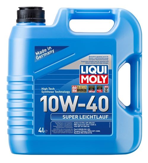 Liqui Moly LM 9504 10w 40 4LT Motor Yağı Süper Sentetik Super Leichtlauf 4 Litre (9504)