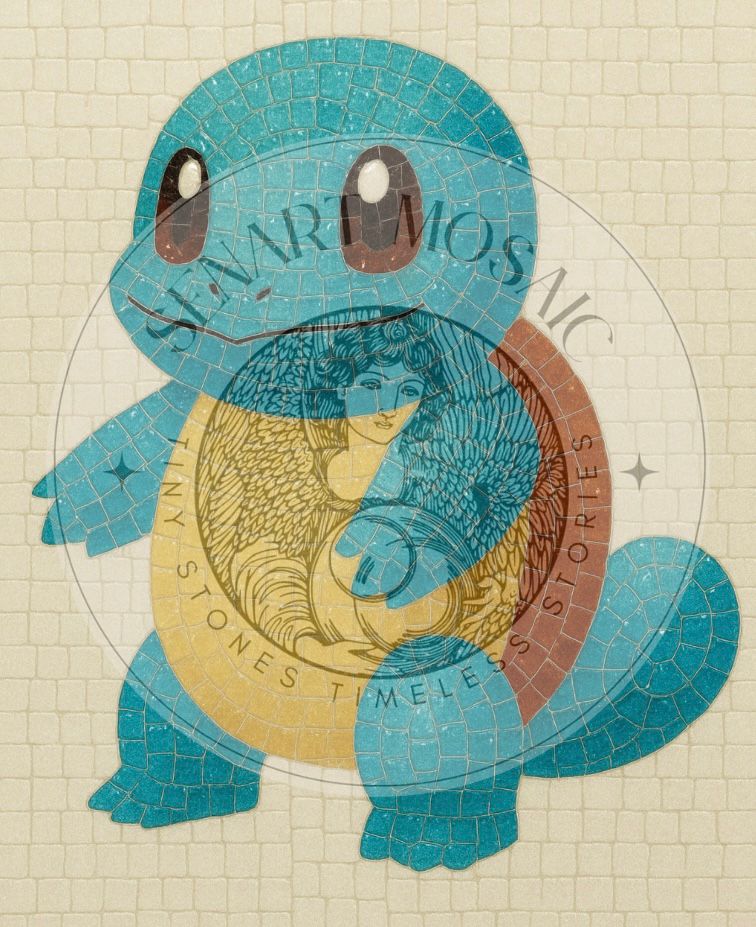 Squirtle Mozaik Yapım Kiti