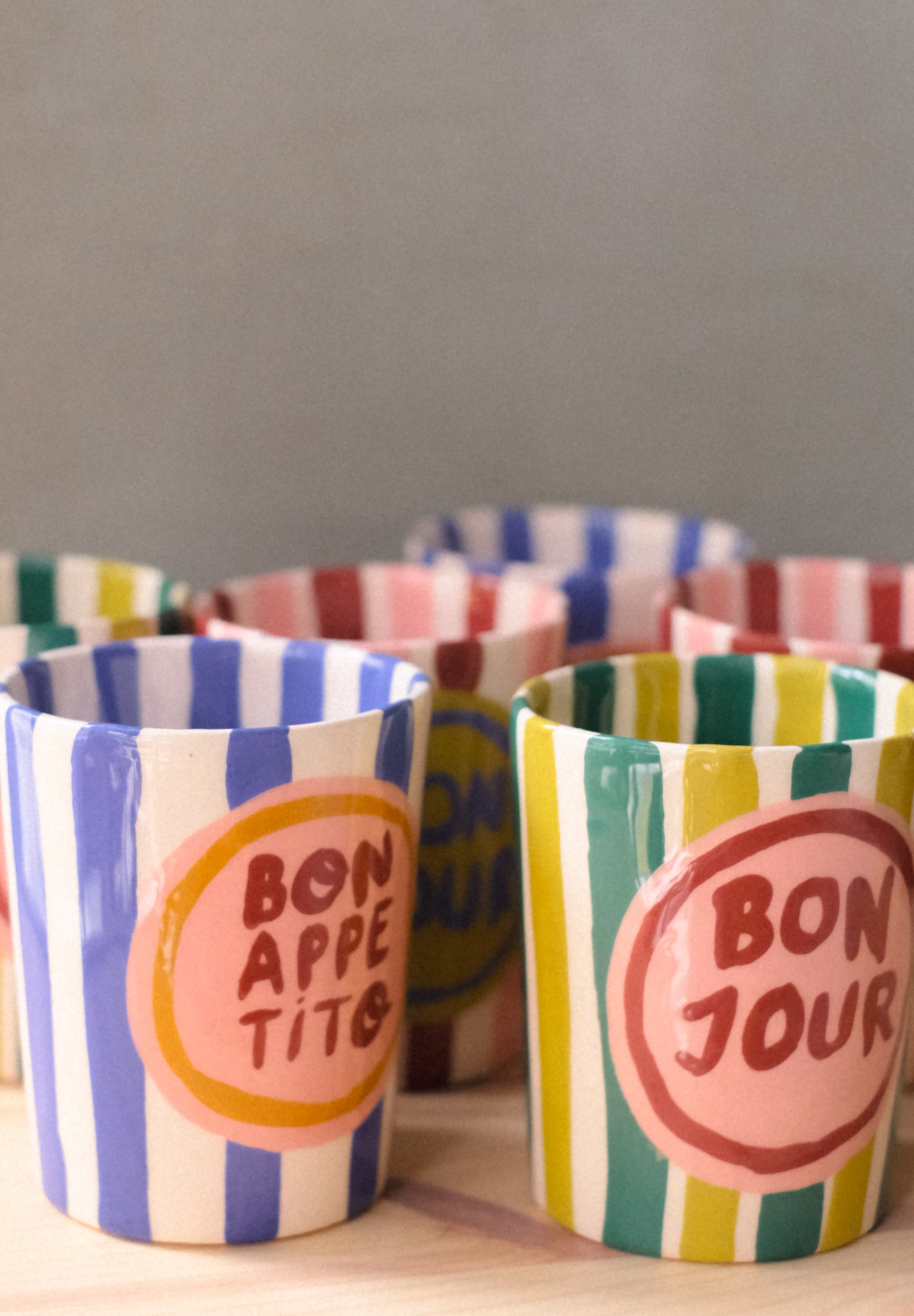 PEMBE BON JOUR Kulpsuz Bardak