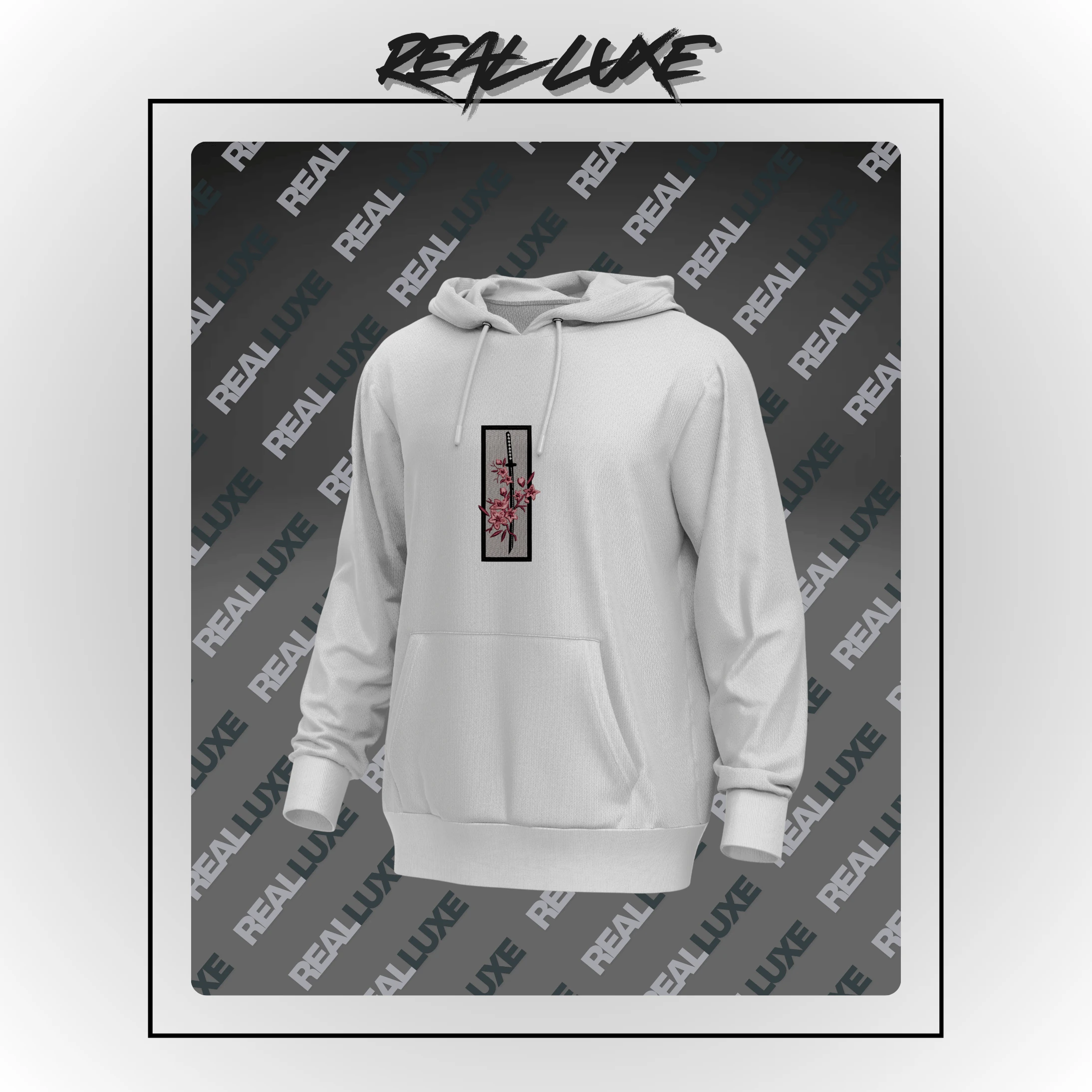 Sakura Çiçekli Katana Tasarımı