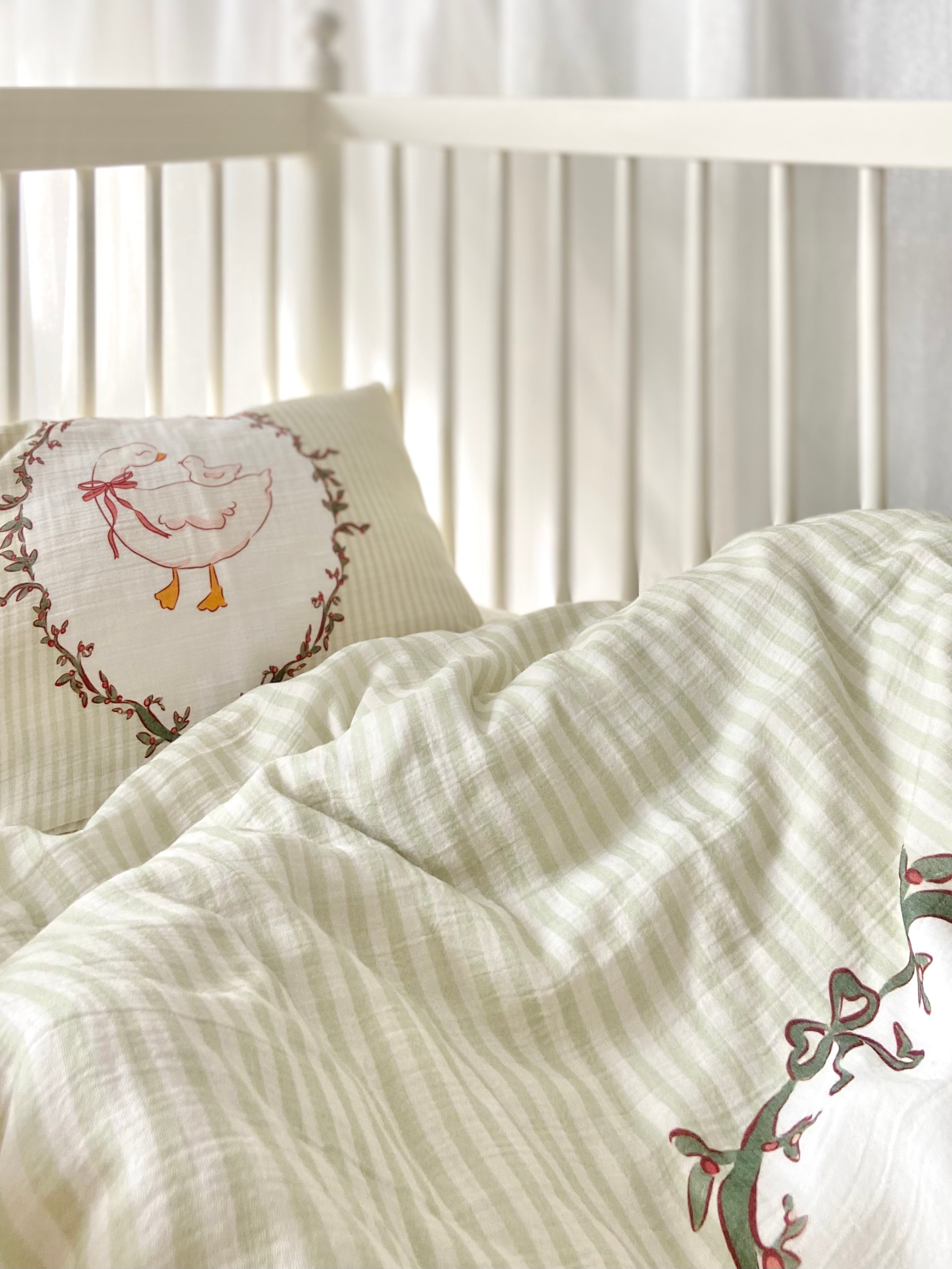 Loia - Müslin Bebek Nevresim Takımı - Duck