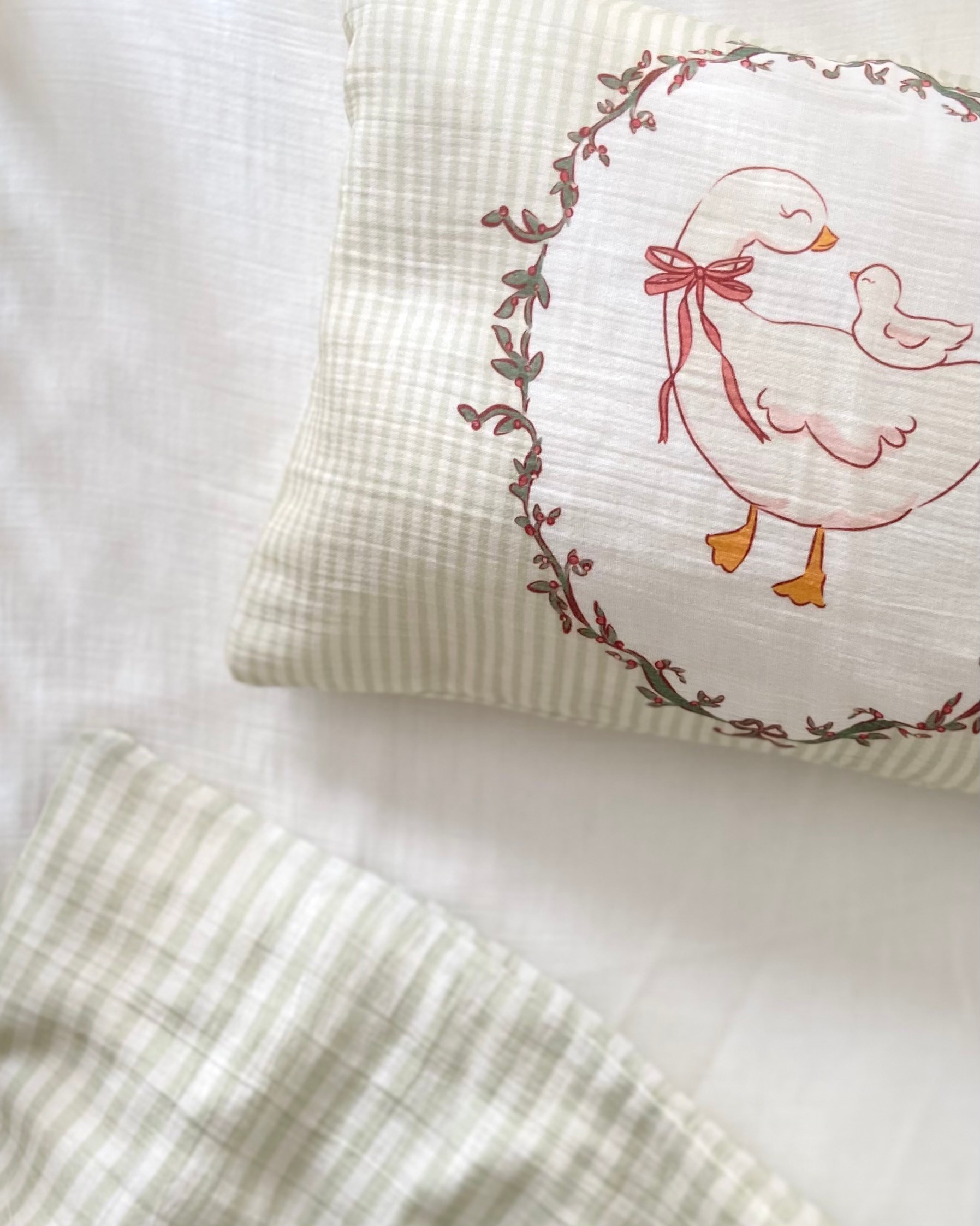 Loia - Müslin Bebek Nevresim Takımı - Duck