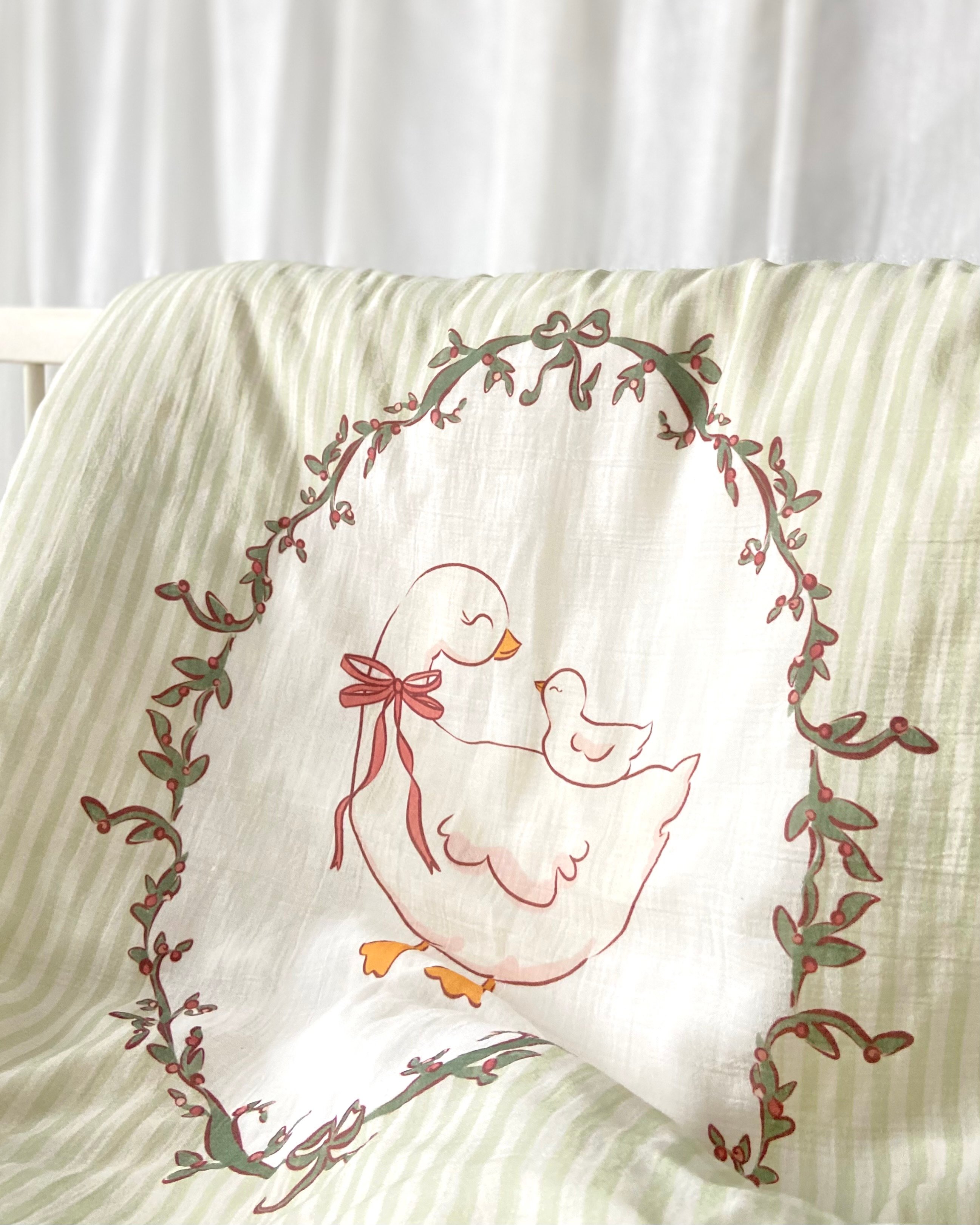 Loia - Müslin Bebek Nevresim Takımı - Duck