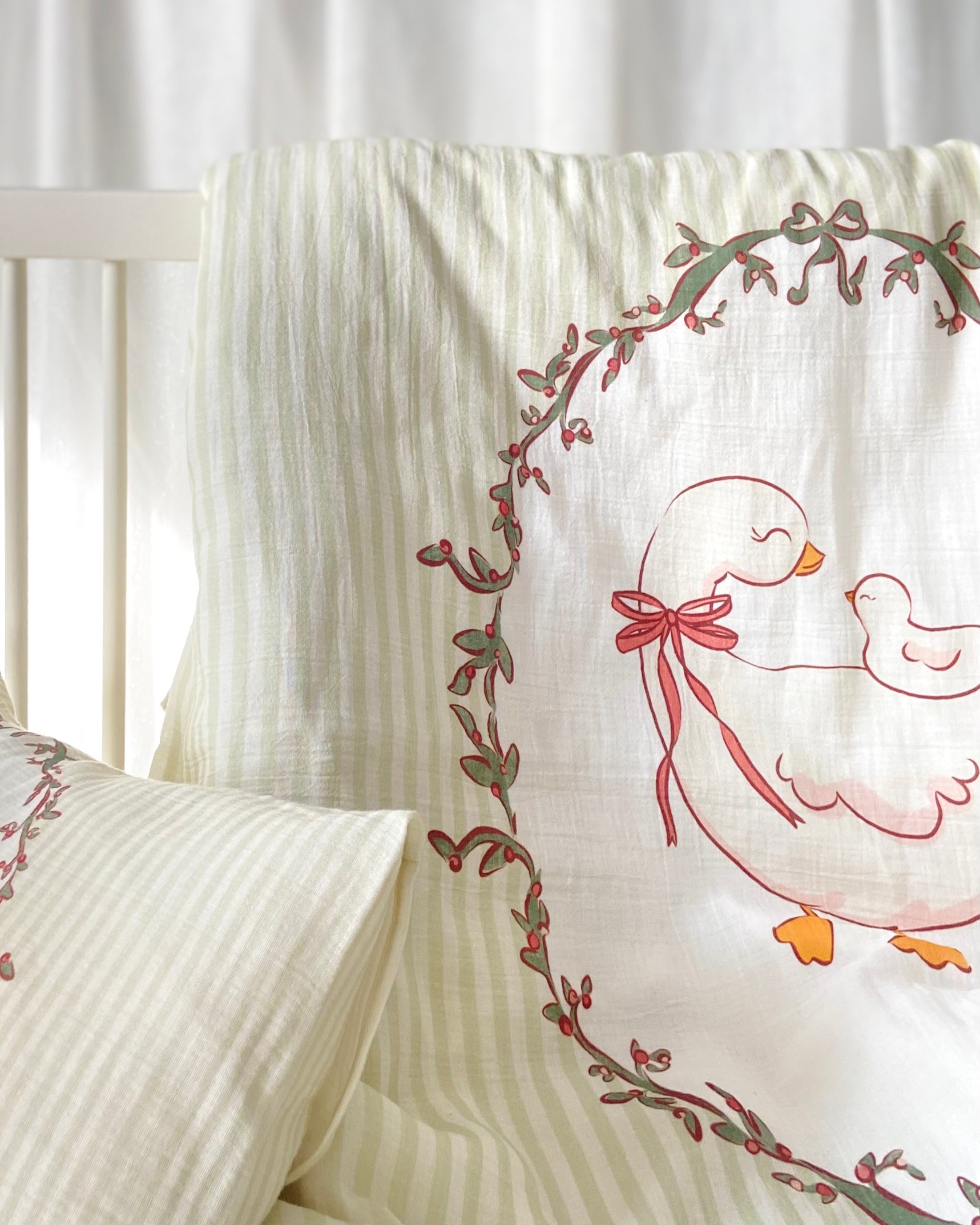 Loia - Müslin Bebek Nevresim Takımı - Duck