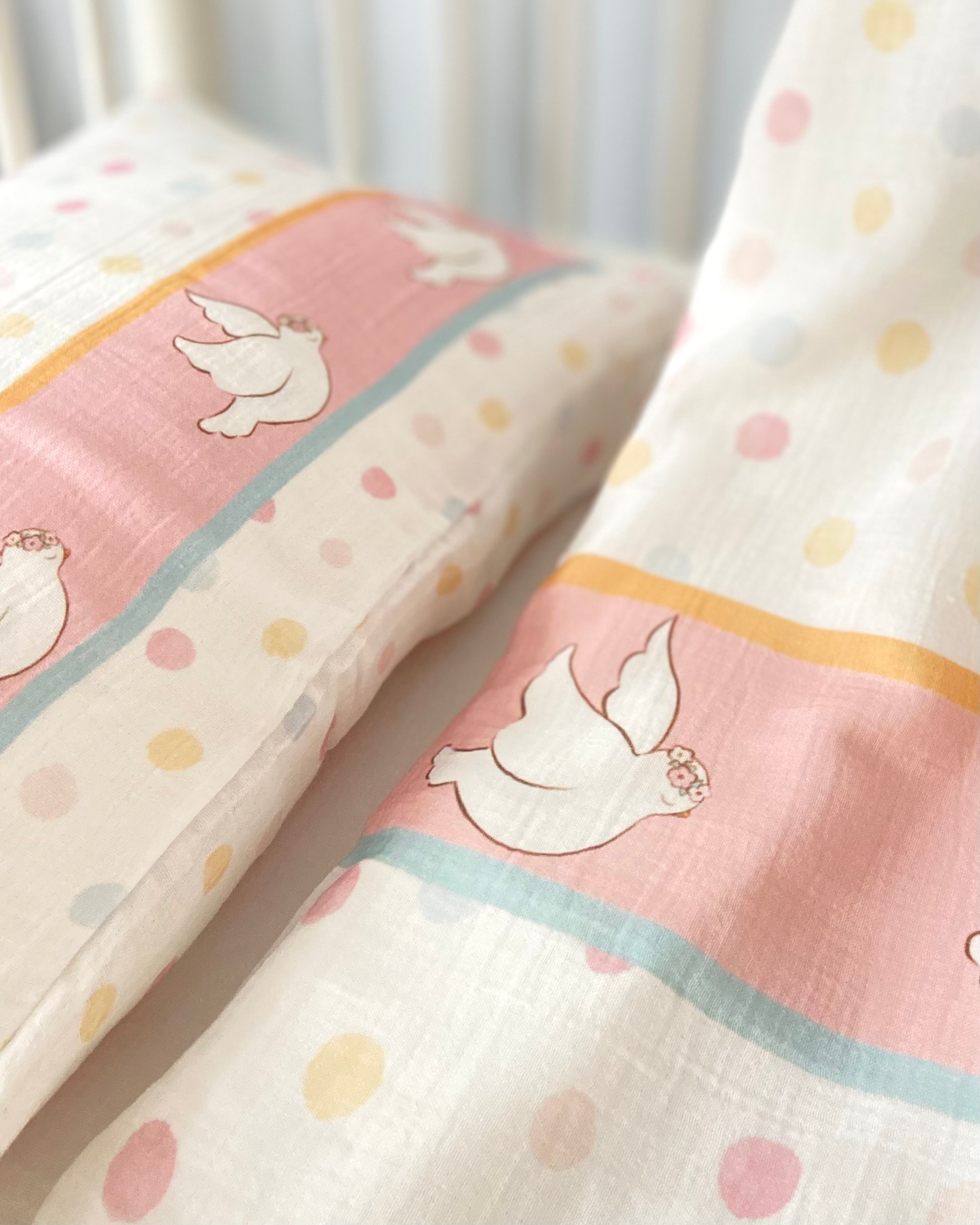 Loia - Müslin Bebek Nevresim Takımı - Bird