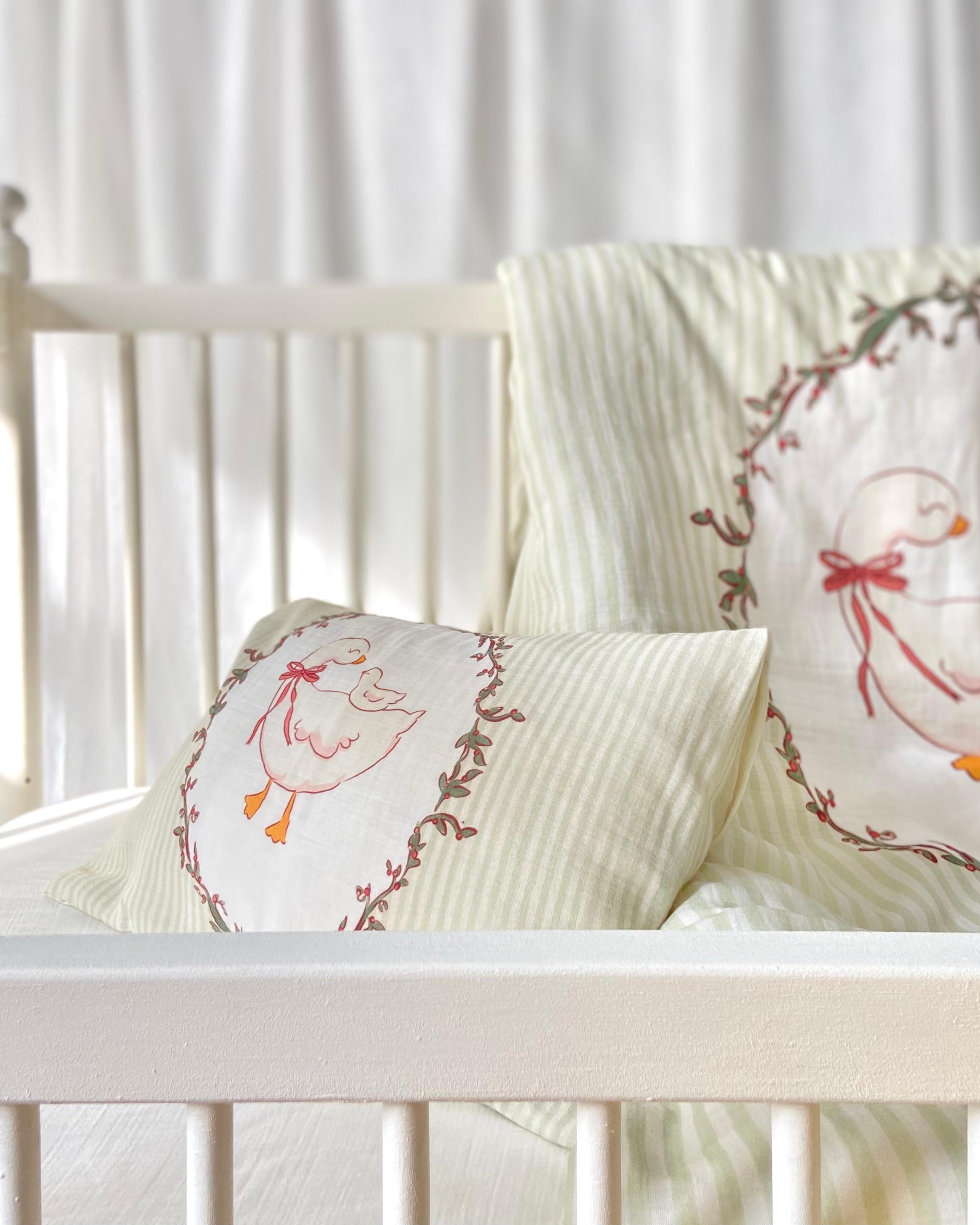 Loia - Müslin Bebek Nevresim Takımı - Duck