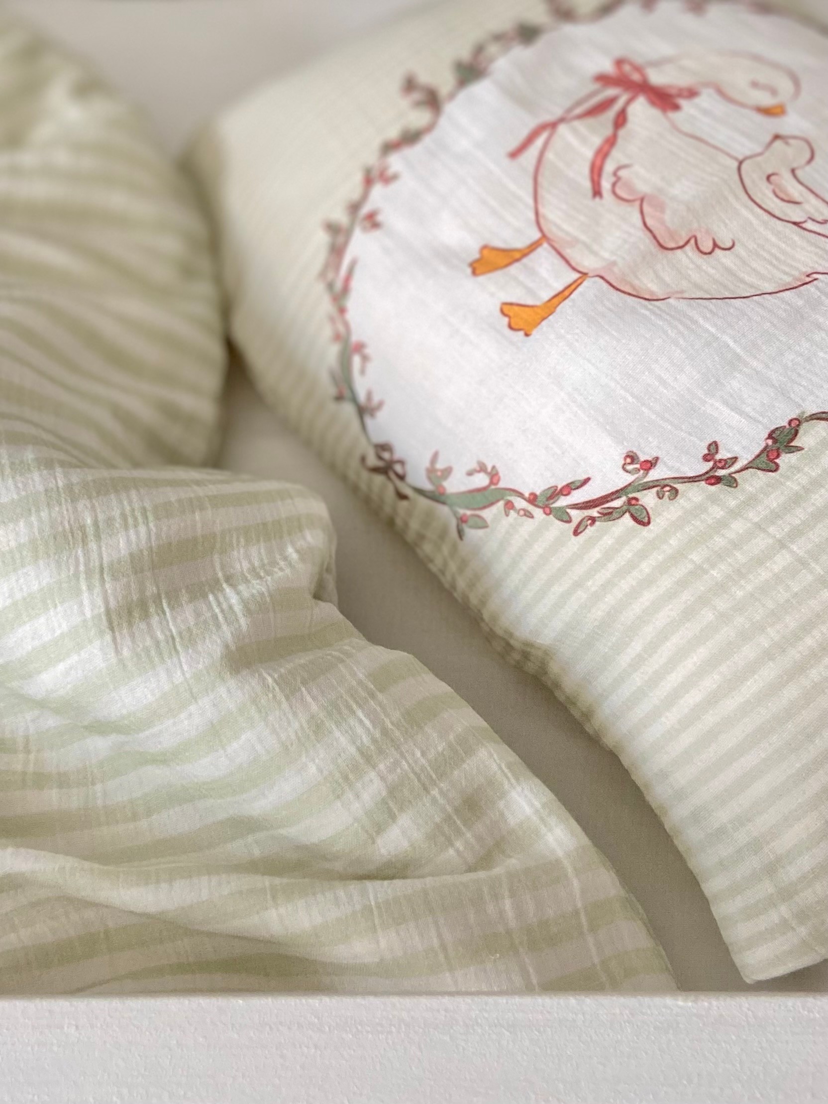 Loia - Müslin Bebek Nevresim Takımı - Duck