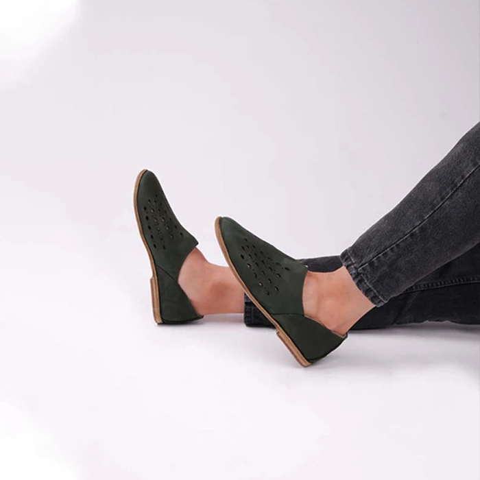 Yeniçeri Erkek Yemeni - Haki Yeşil