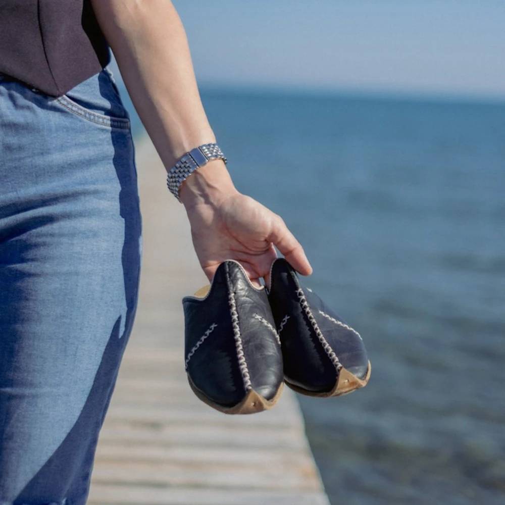 Saraçlı Burunlu Kadın Terlik