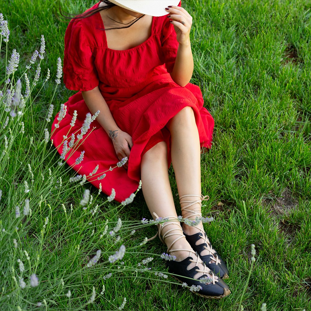Kısa Zeyna Kadın Yemeni - Siyah