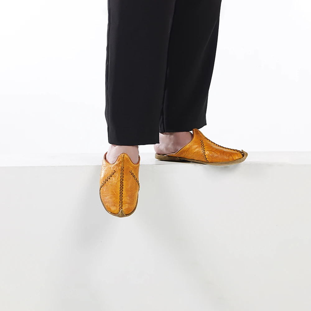 Saraçlı Burunlu Erkek Terlik