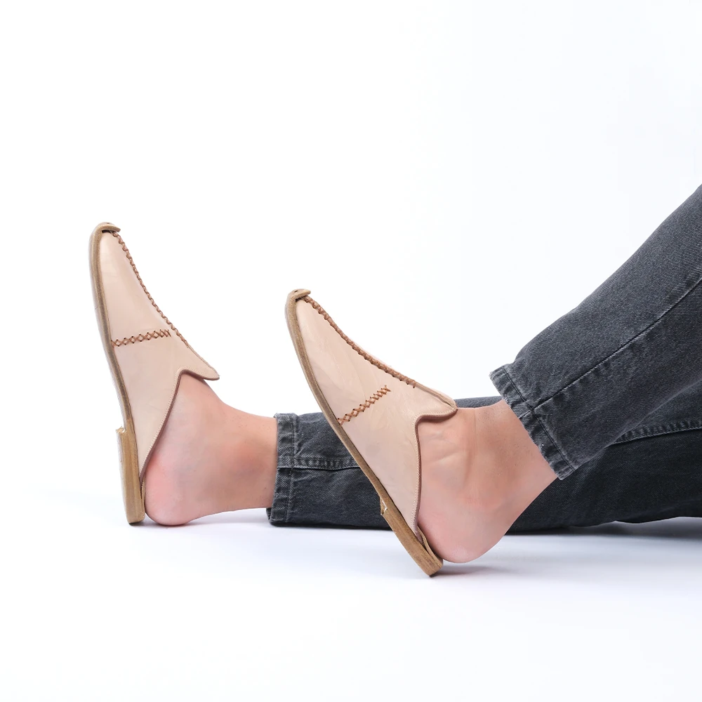 Saraçlı Burunlu Erkek Terlik