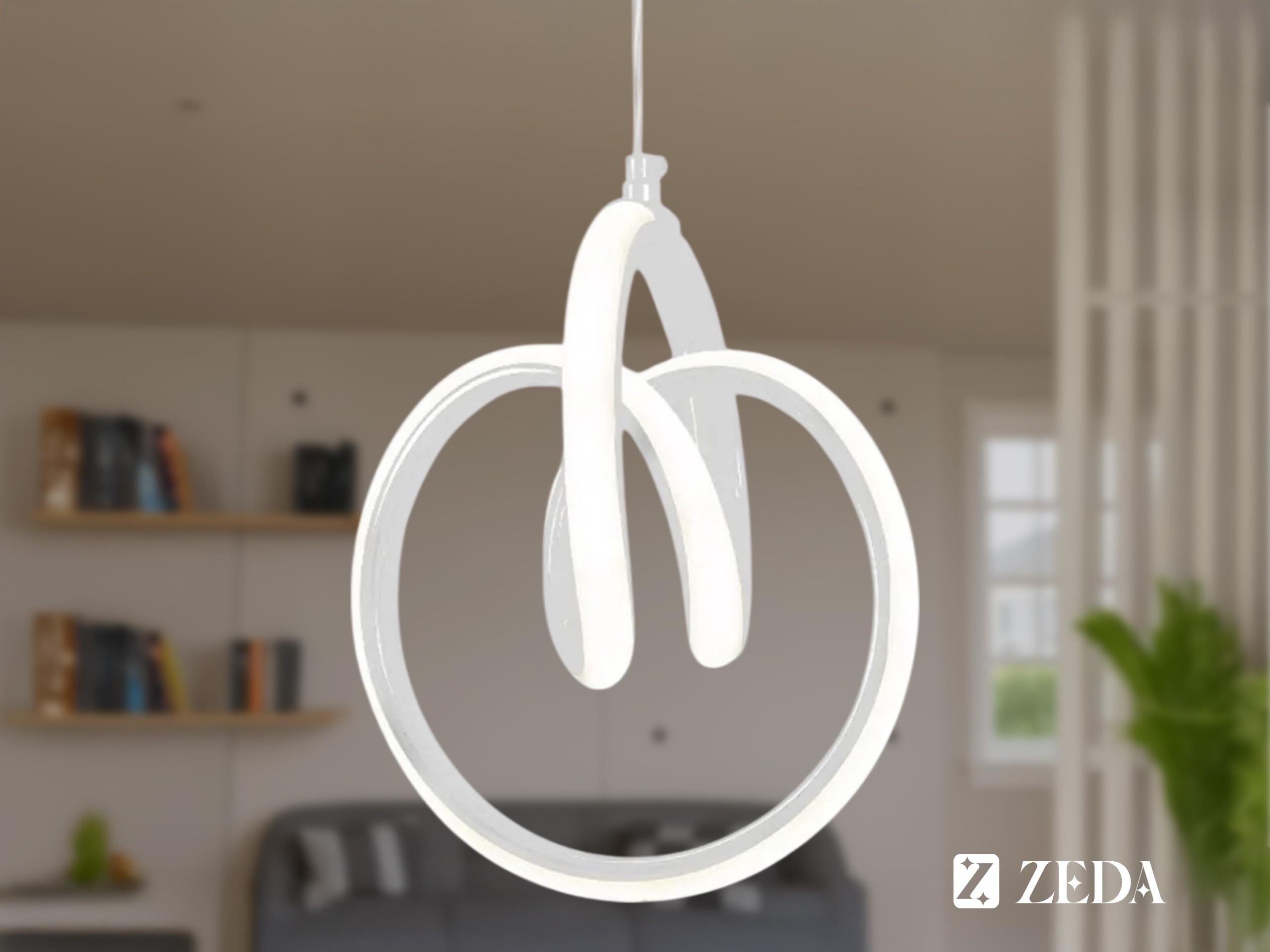 Mini Dünya LED Lamba - Beyaz