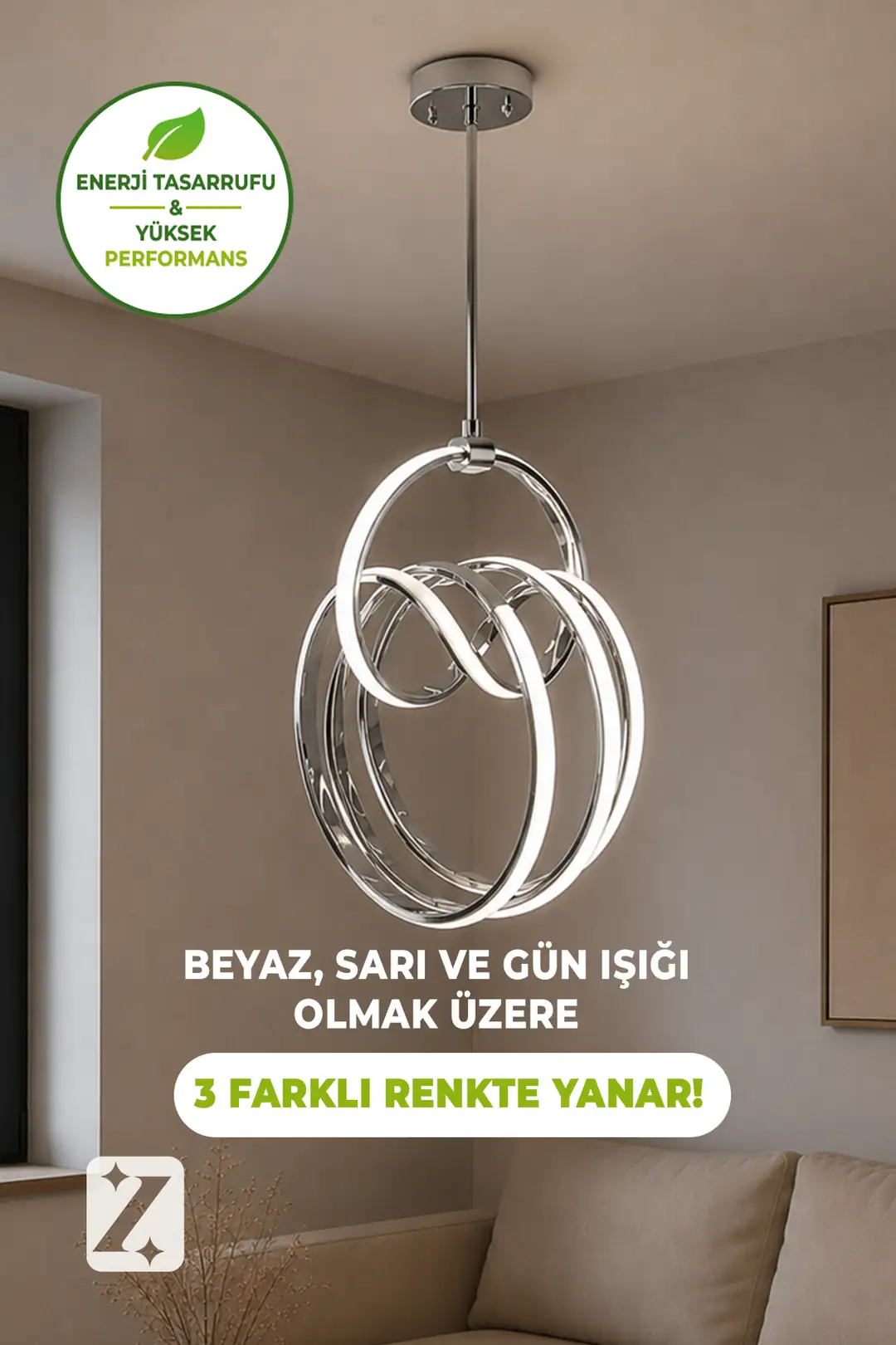 Zeda Teknoloji Büyük İmza Avize | Led Avize - Aydınlatma