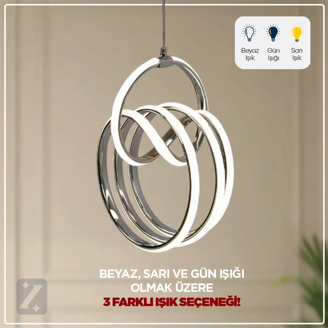 Zeda Teknoloji Büyük İmza Avize | Led Avize - Aydınlatma