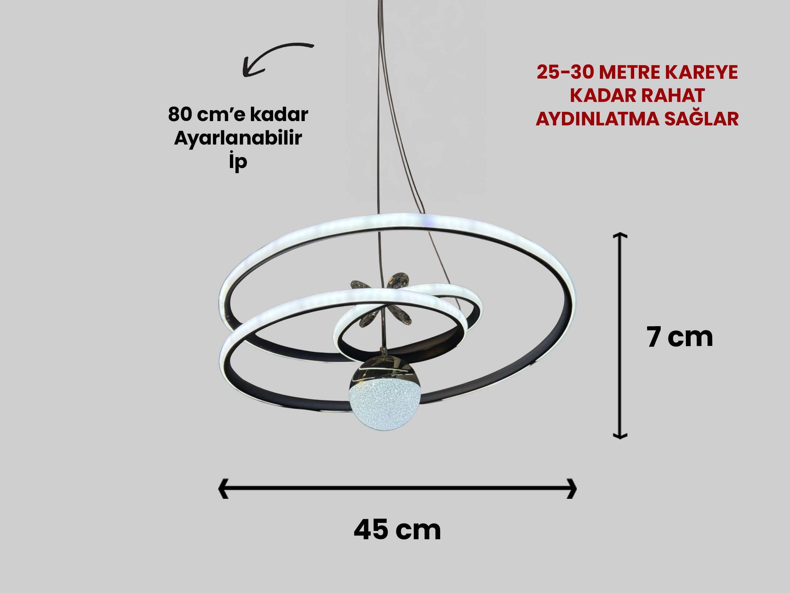  Büyük Kaos LED Lamba