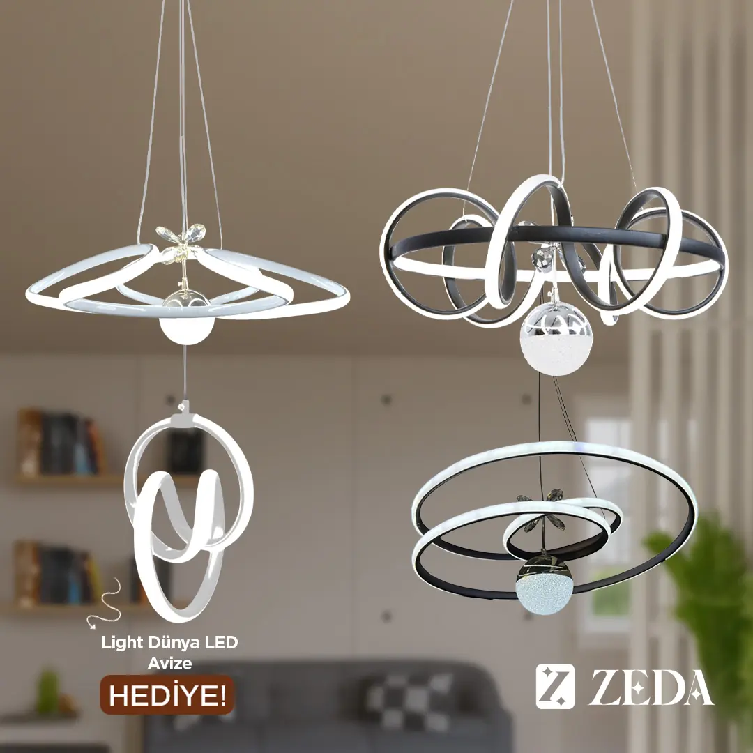Zeda Teknoloji | 4 Al 3 Öde Bonus Işık Led Avize Kampanyası