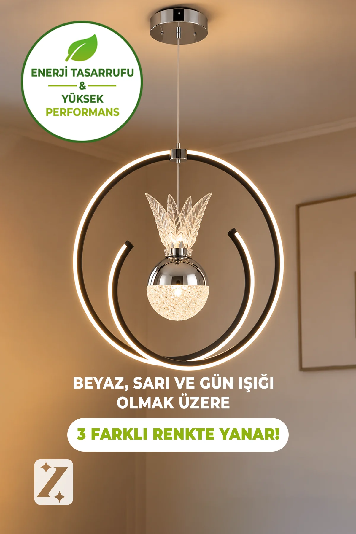 Zeda Teknoloji Arya LED Avize | Sarkıt Avize - Aydınlatma