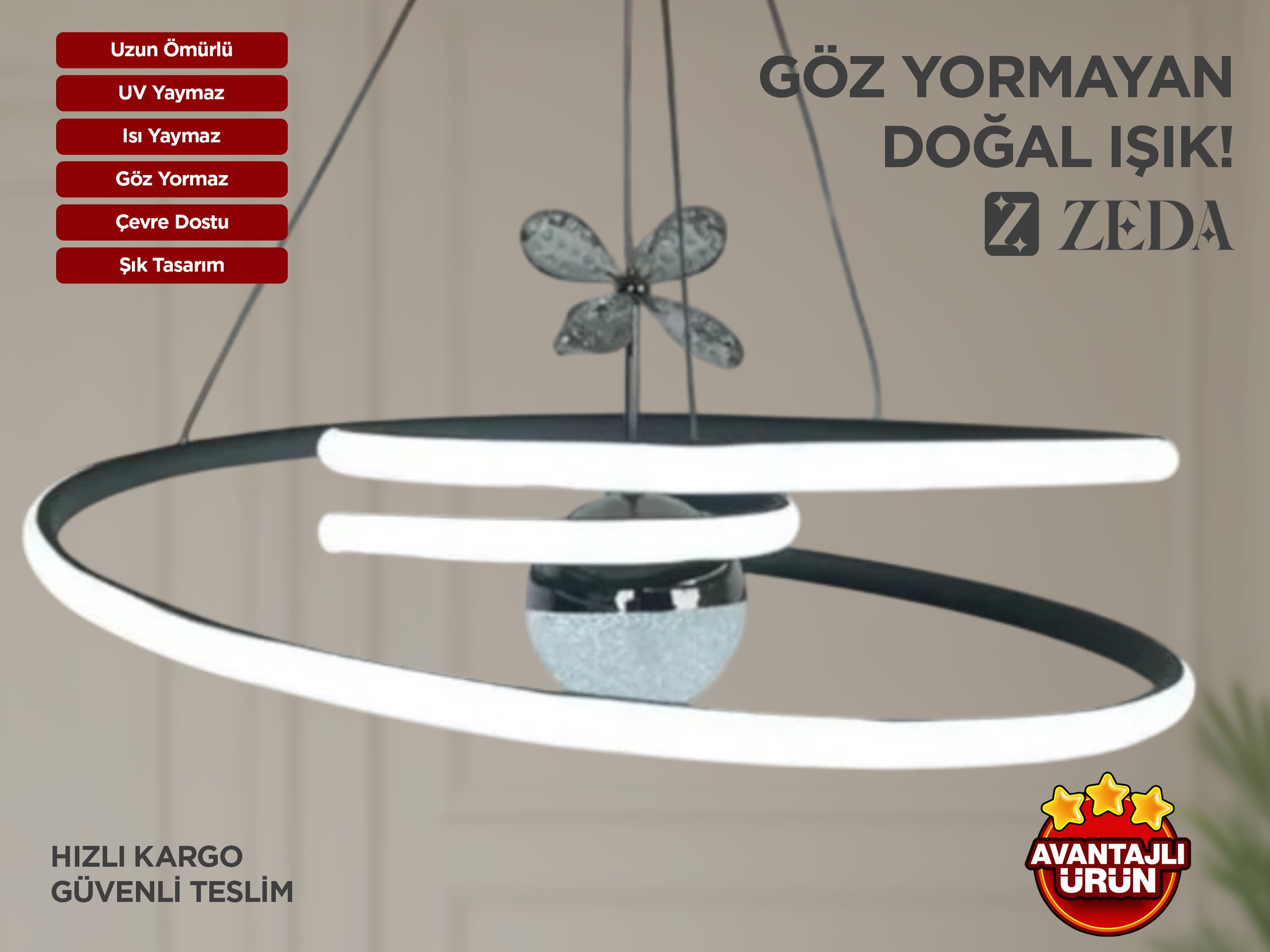Büyük Kaos Led Lamba