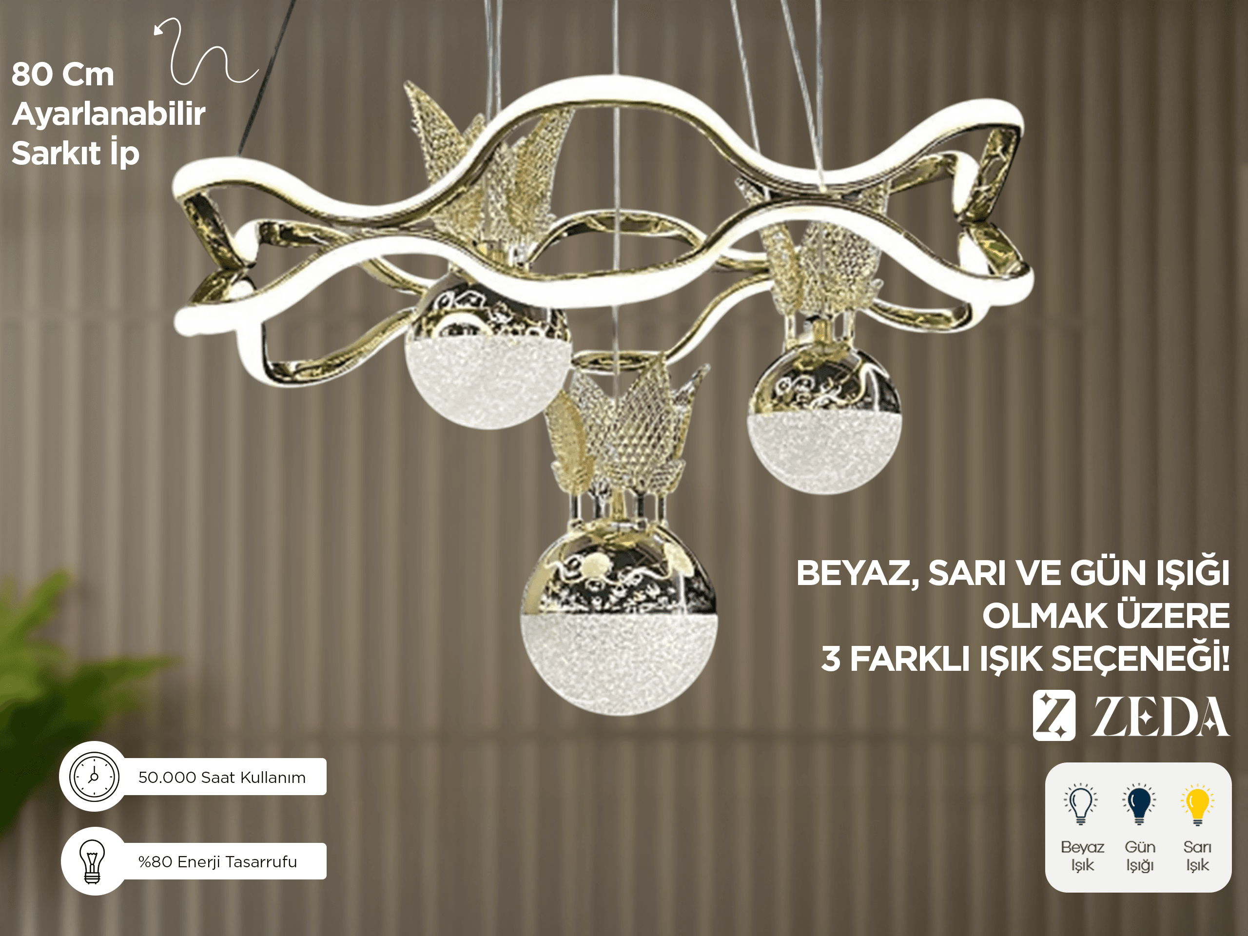 Hediyeli Avizeye Doyuran Paket