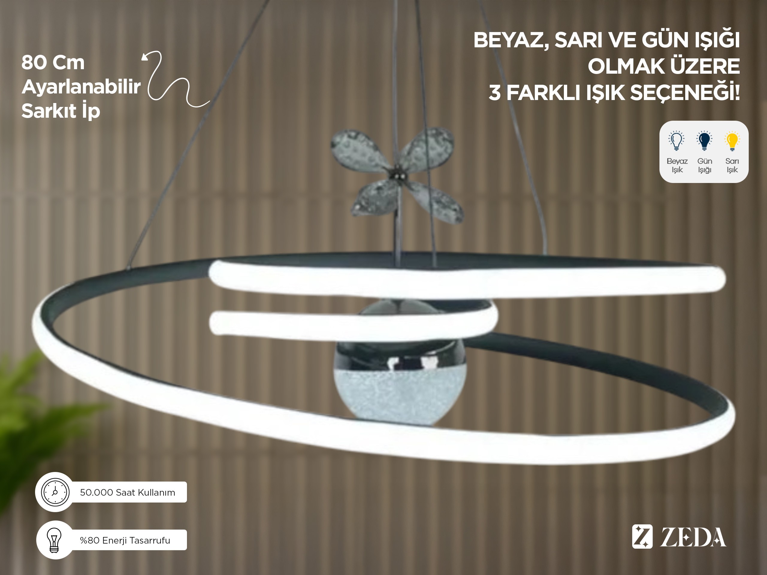 Büyük Kaos Led Lamba